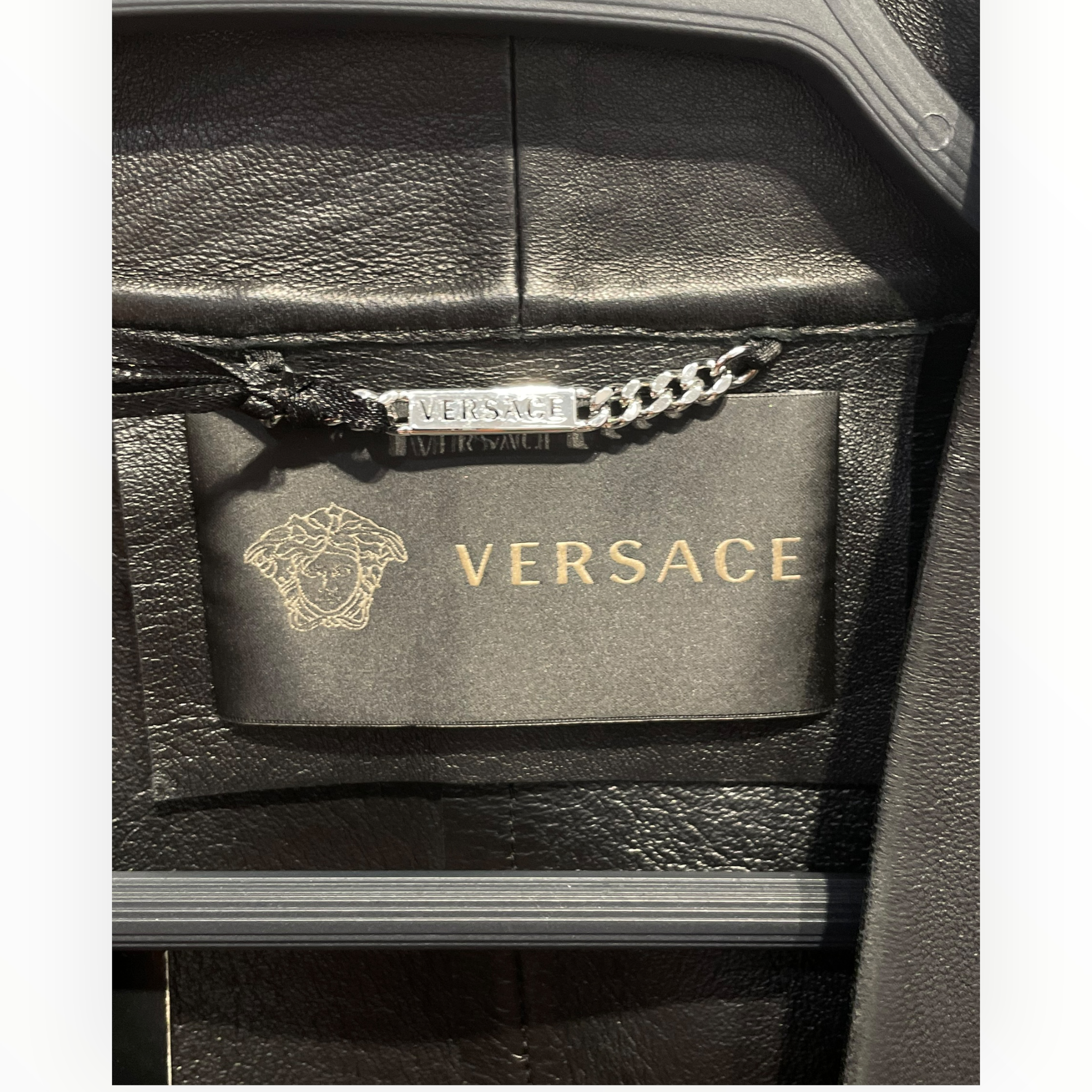 GIANNI VERSACE/Jacket/40/Leather/BLK/857 733 894 476 view 3