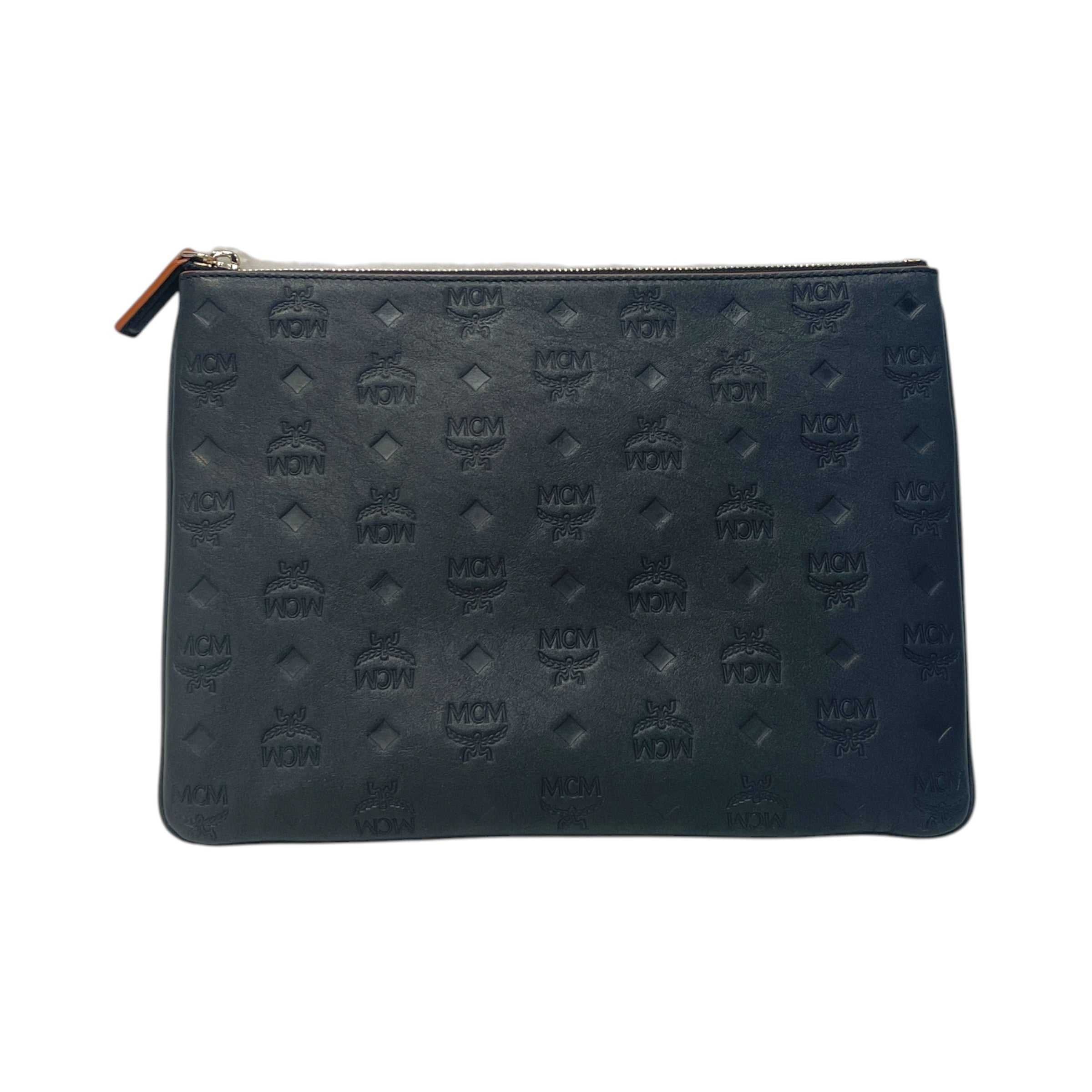 MCM/Cross Body Bag/Monogram/Leather/BLK/Embossed view 4