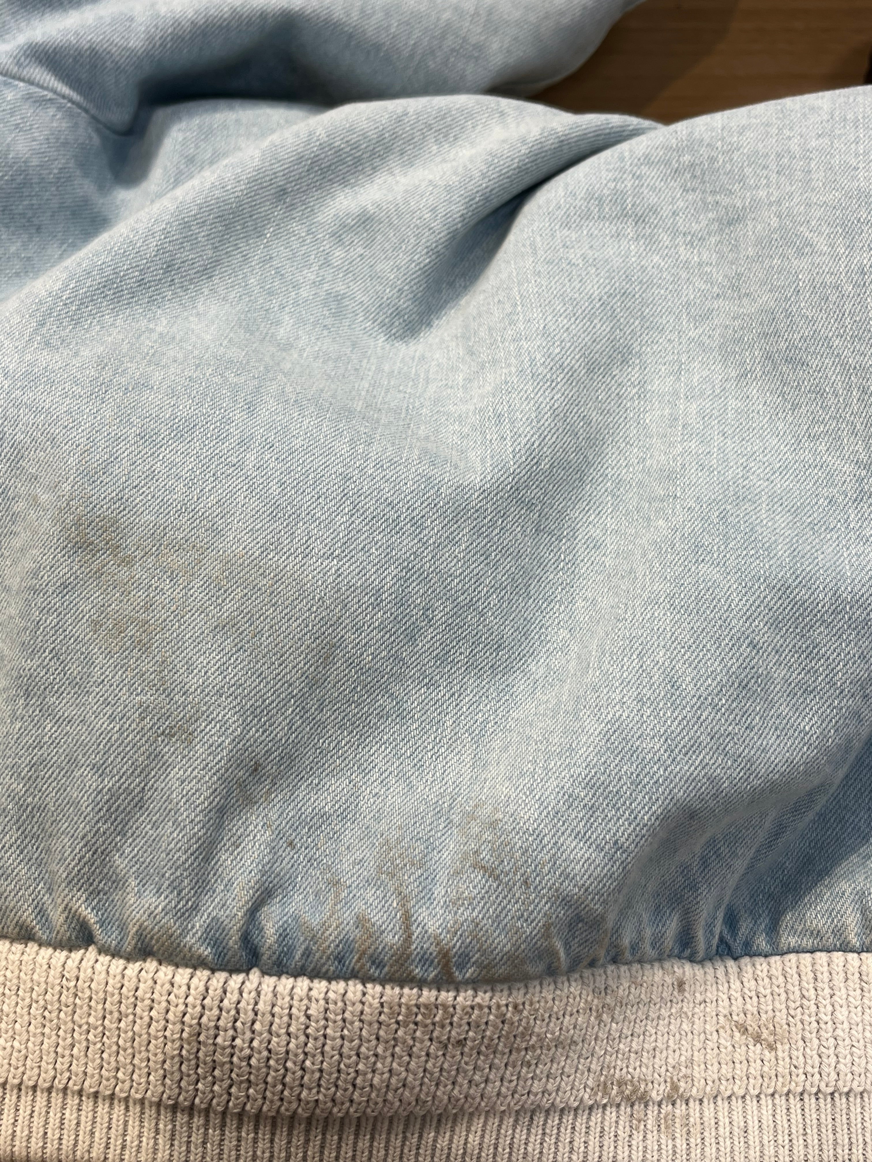 Gosha Rubchinskiy/Denim Jkt/M/Cotton/IDG/sherpa lined bomber sleeve zip view 9