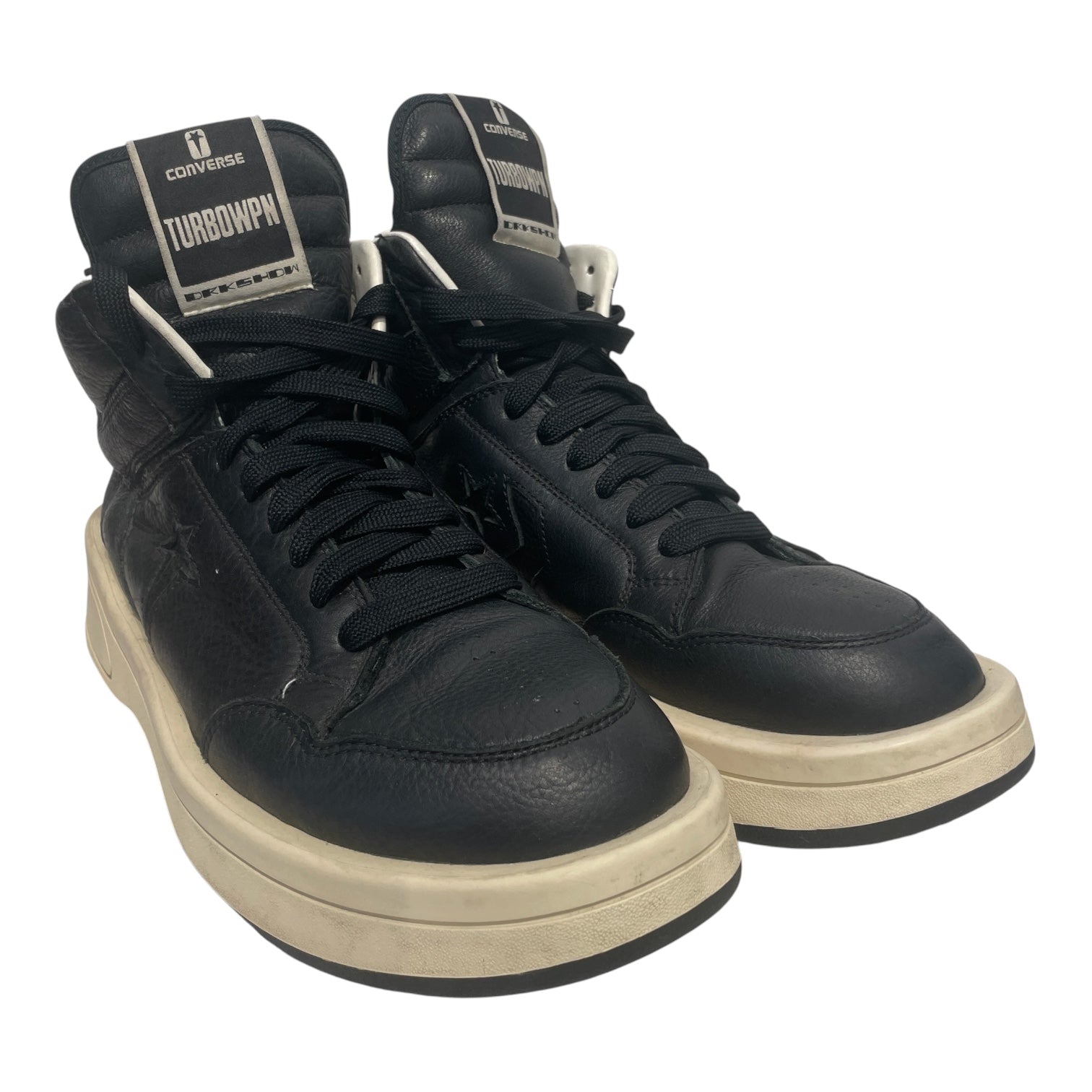RICK OWENS DRKSHDW/CONVERSE/Hi-Sneakers/US 11/Leather/BLK/Turbowpn view 1