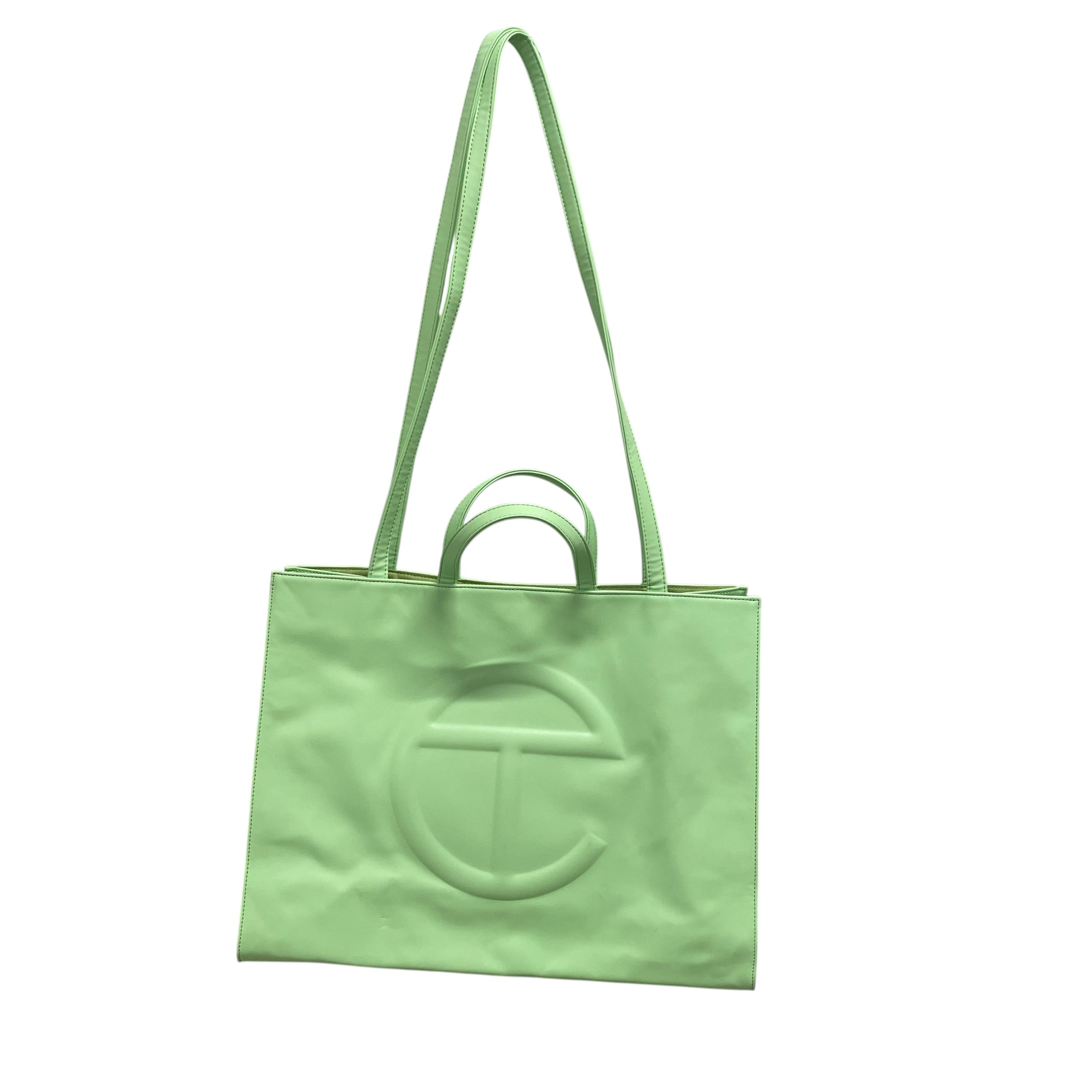 Telfar/Tote Bag/Faux Leather/GRN/ view 1