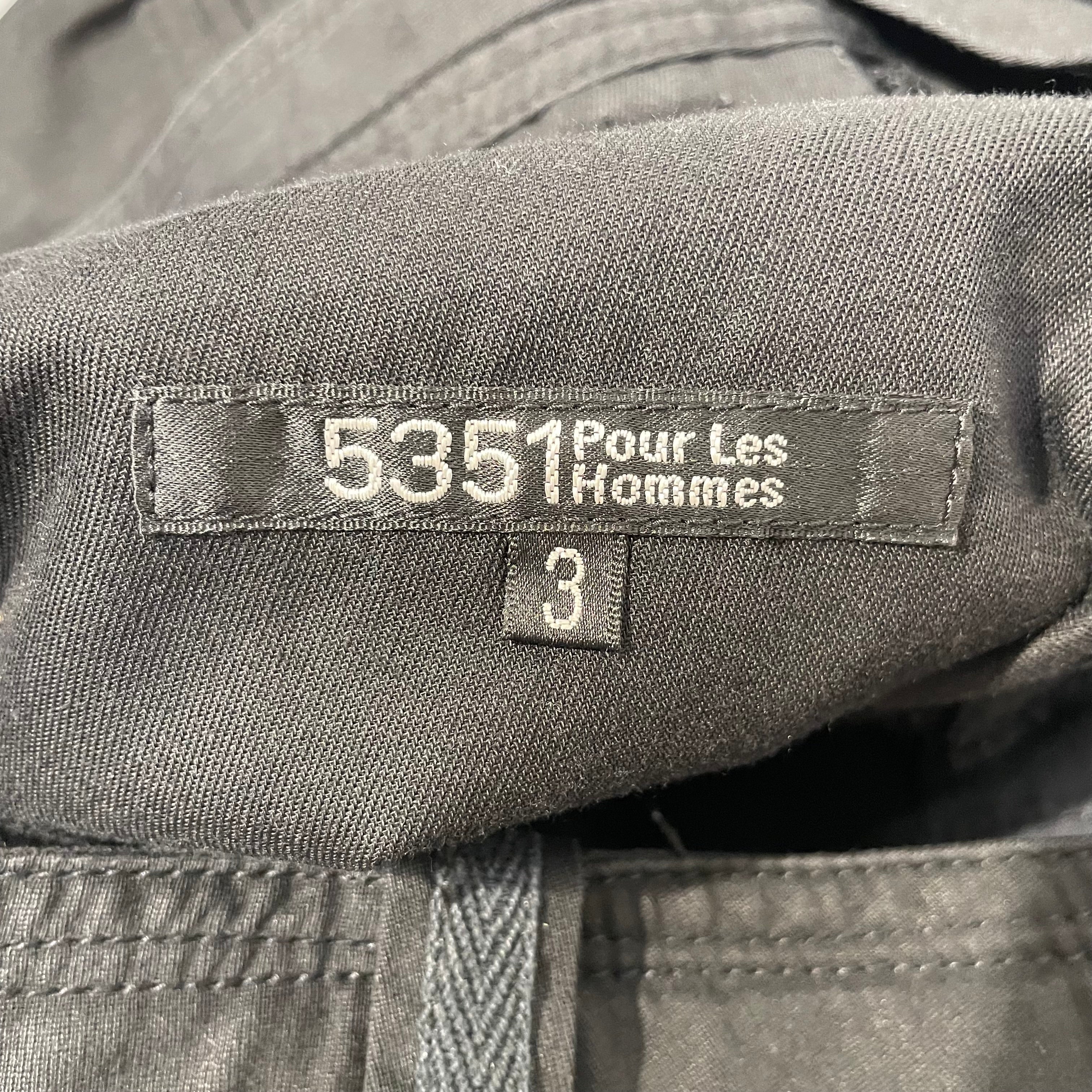 5351 POUR LES HOMMES/Cargo Pants/L/Cotton/BLK/ view 3