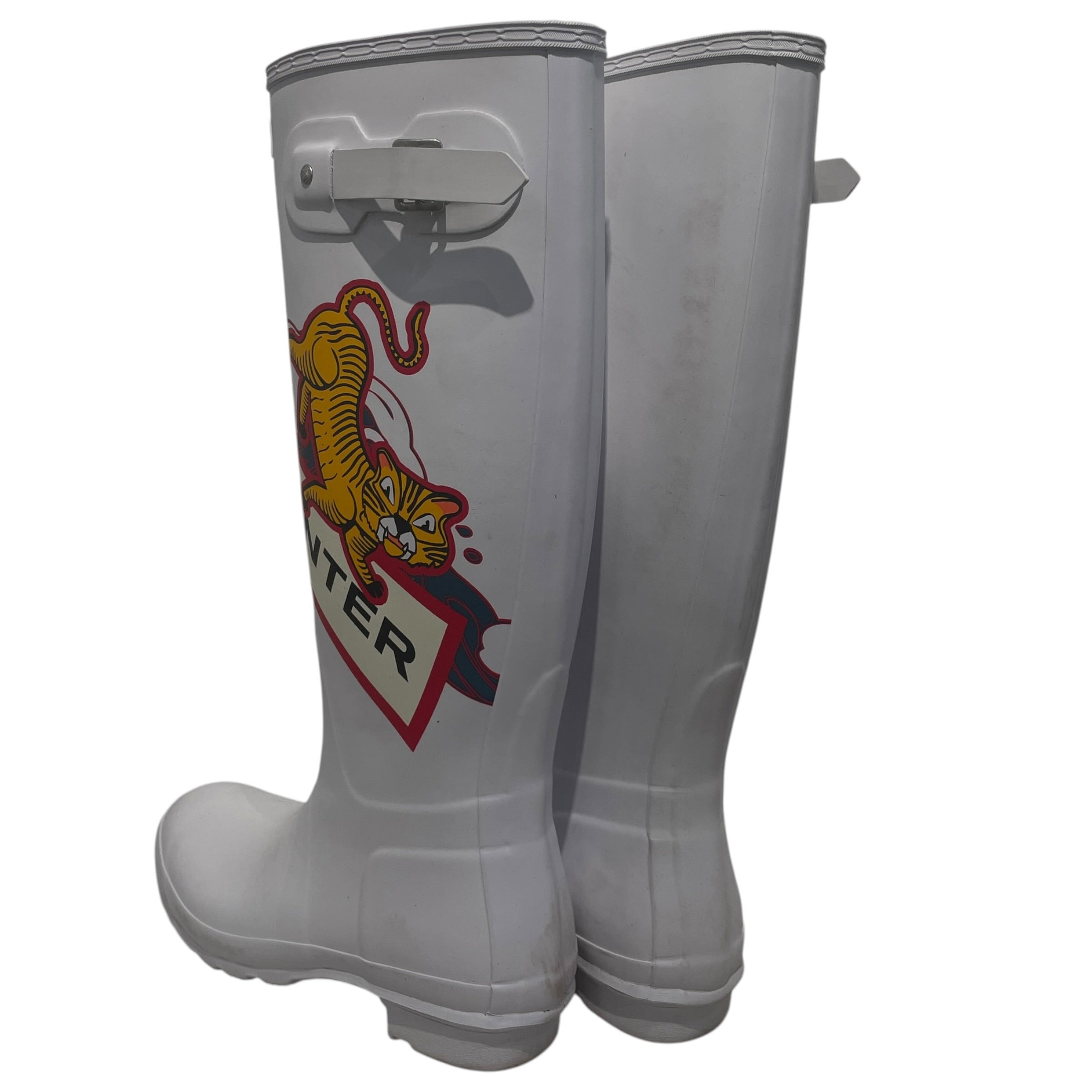 HUNTER/Boots/US 9/WHT/ view 2
