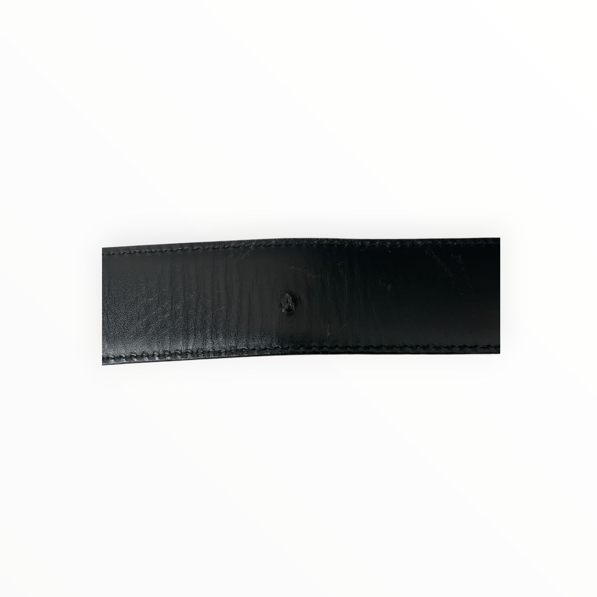 GUCCI/Belt/Monogram/Leather/BLK/M's/Interlocking G view 4
