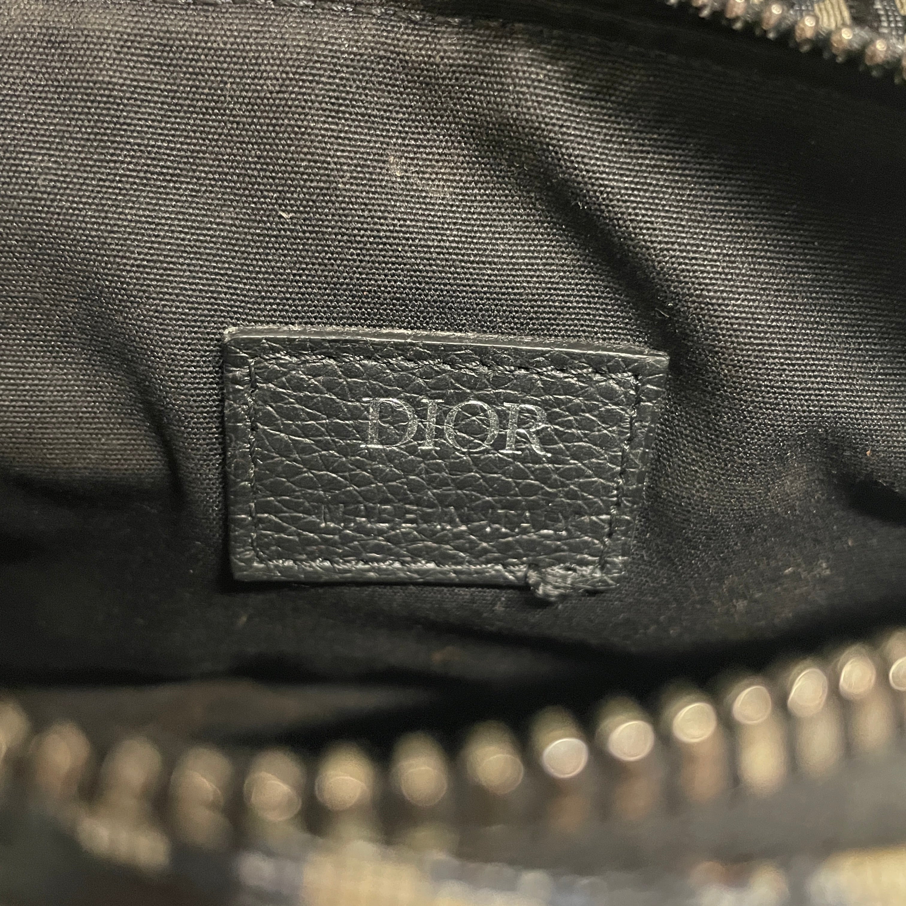 Christian Dior/Cross Body Bag/Monogram/Cotton/BEG/M6DTWJ6/NAVY MONOGRAM view 4