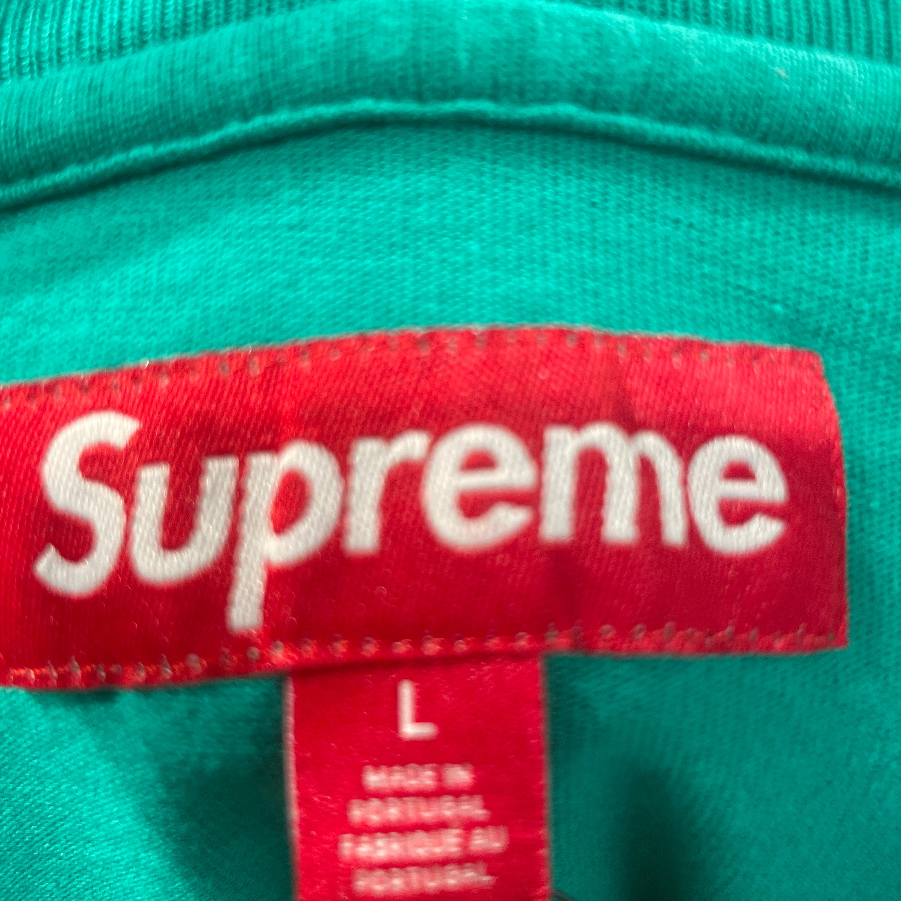 Supreme/T-Shirt/L/Cotton/GRN/GREEN SUPREME T-SHIRT view 3