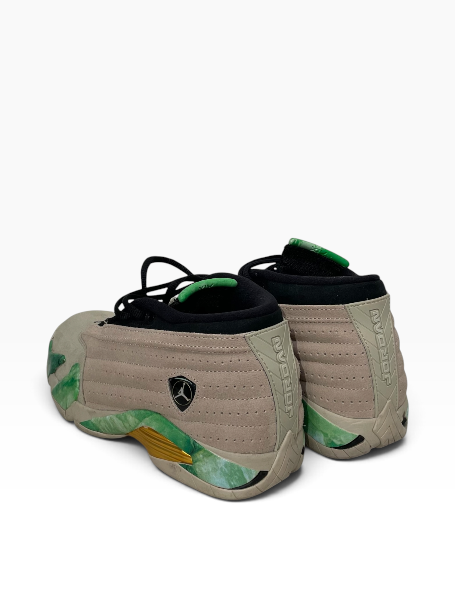 NIKE/Low-Sneakers/US 8/Cotton/GRY/ALEALI MAYxJORDAN 14 view 2