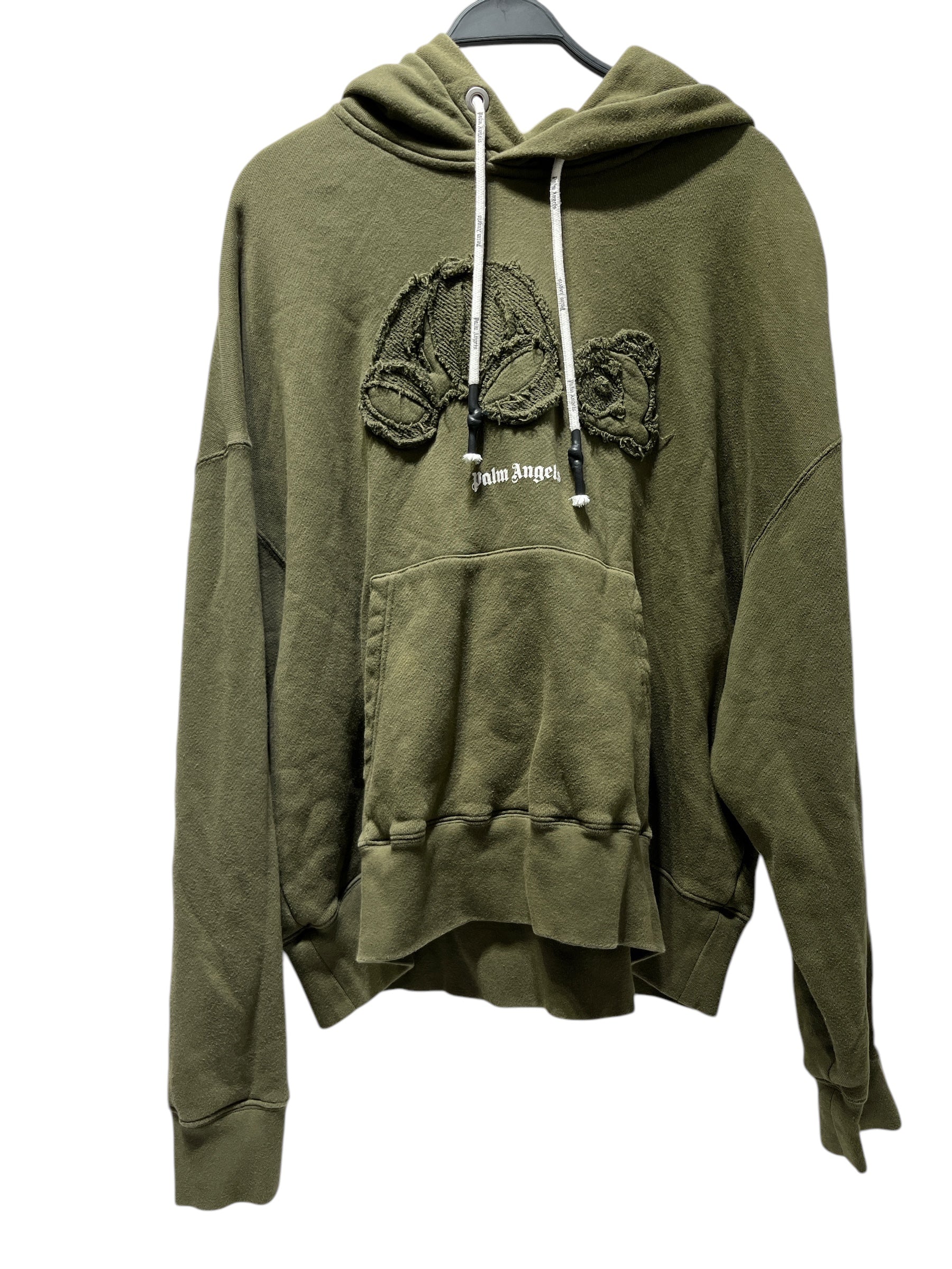 Palm Angels/Hoodie/XL/Cotton/GRN/TONAL TEDDY BEAR view 1