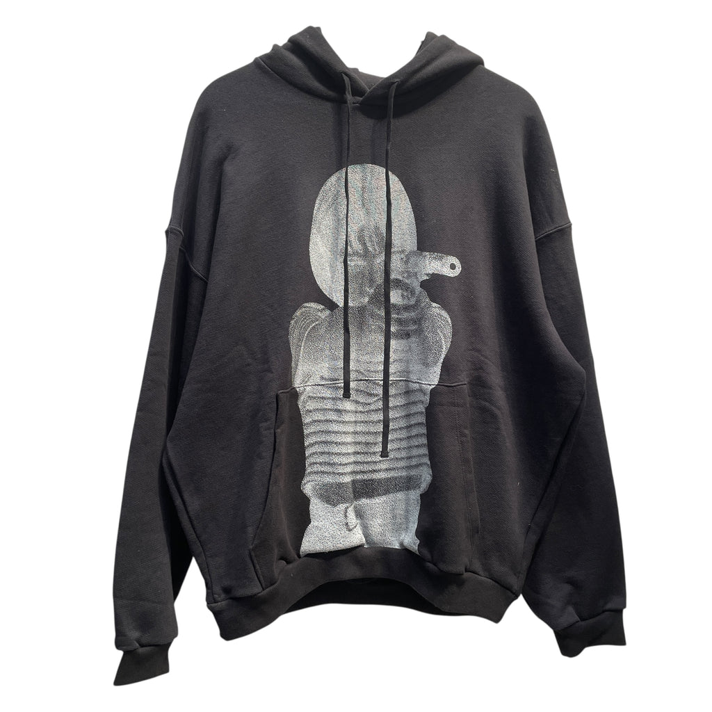 LON TWO SIDE SWEATSHIRT Black Brown 梨花 LON TWO SIDE SWEATSHIRT Black Brown 梨花