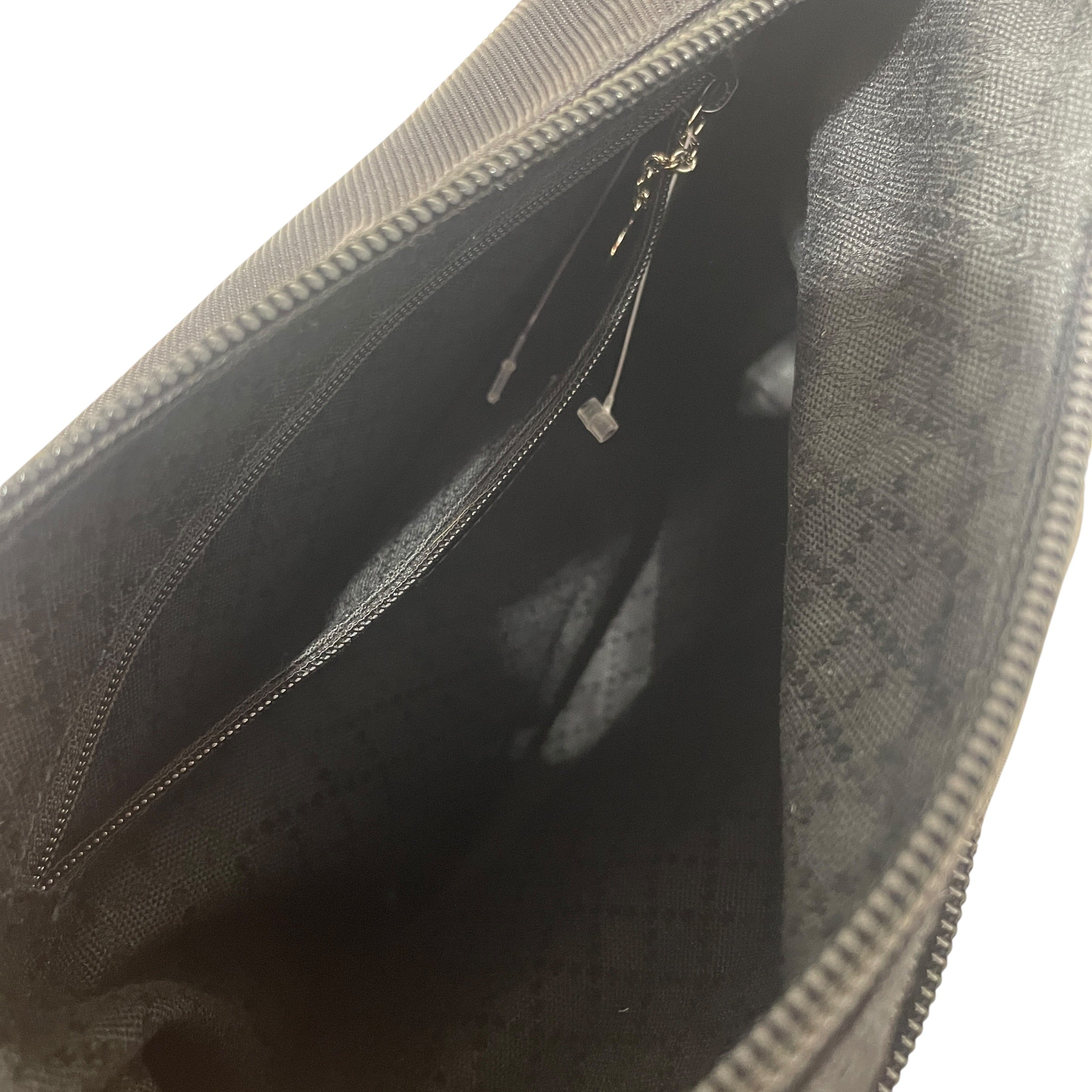 GUCCI/Hand Bag/Nylon/BLK/Nylon Bamboo Hobo view 4