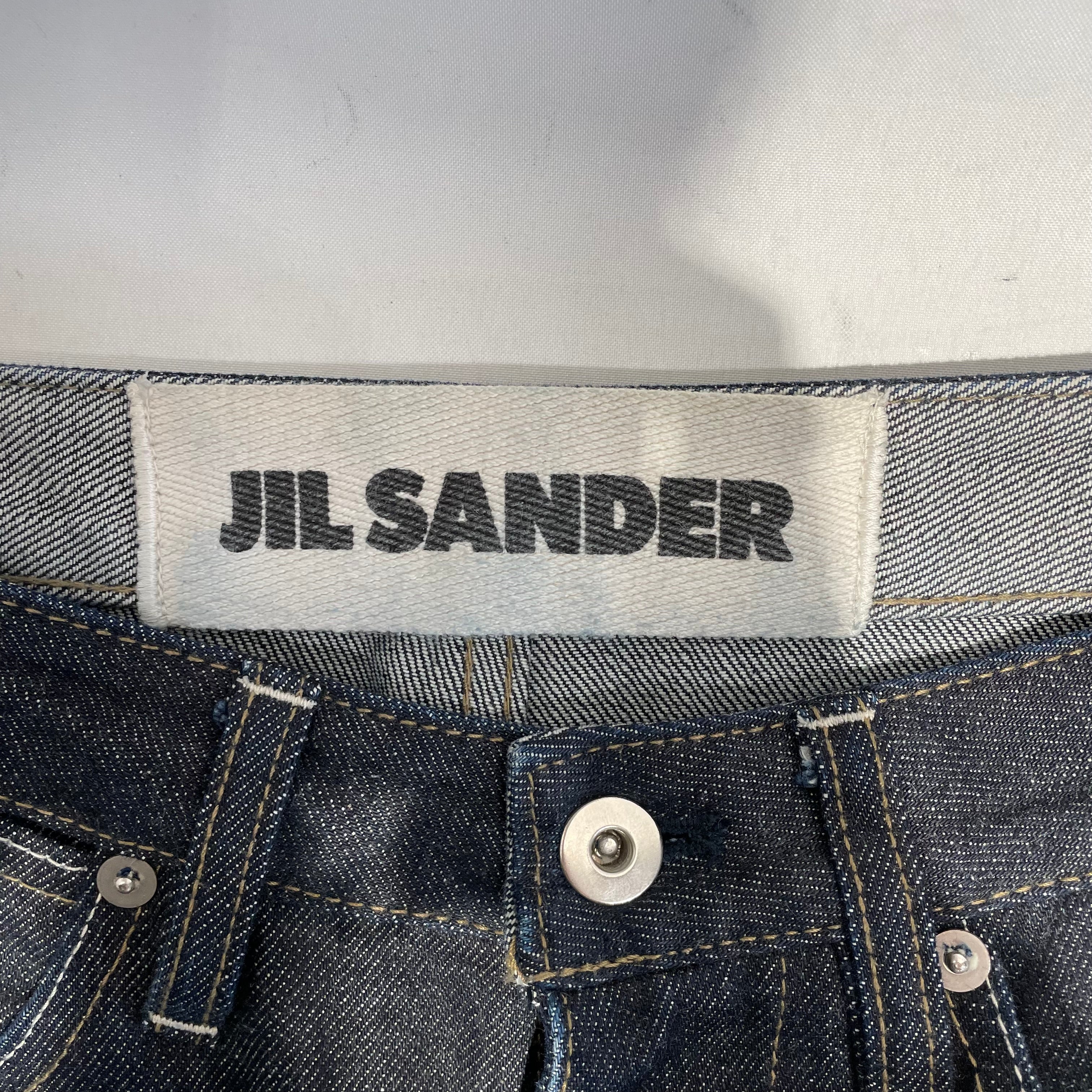 JIL SANDER/Straight Pants/25/Denim/NVY/Selvedge Denim view 3