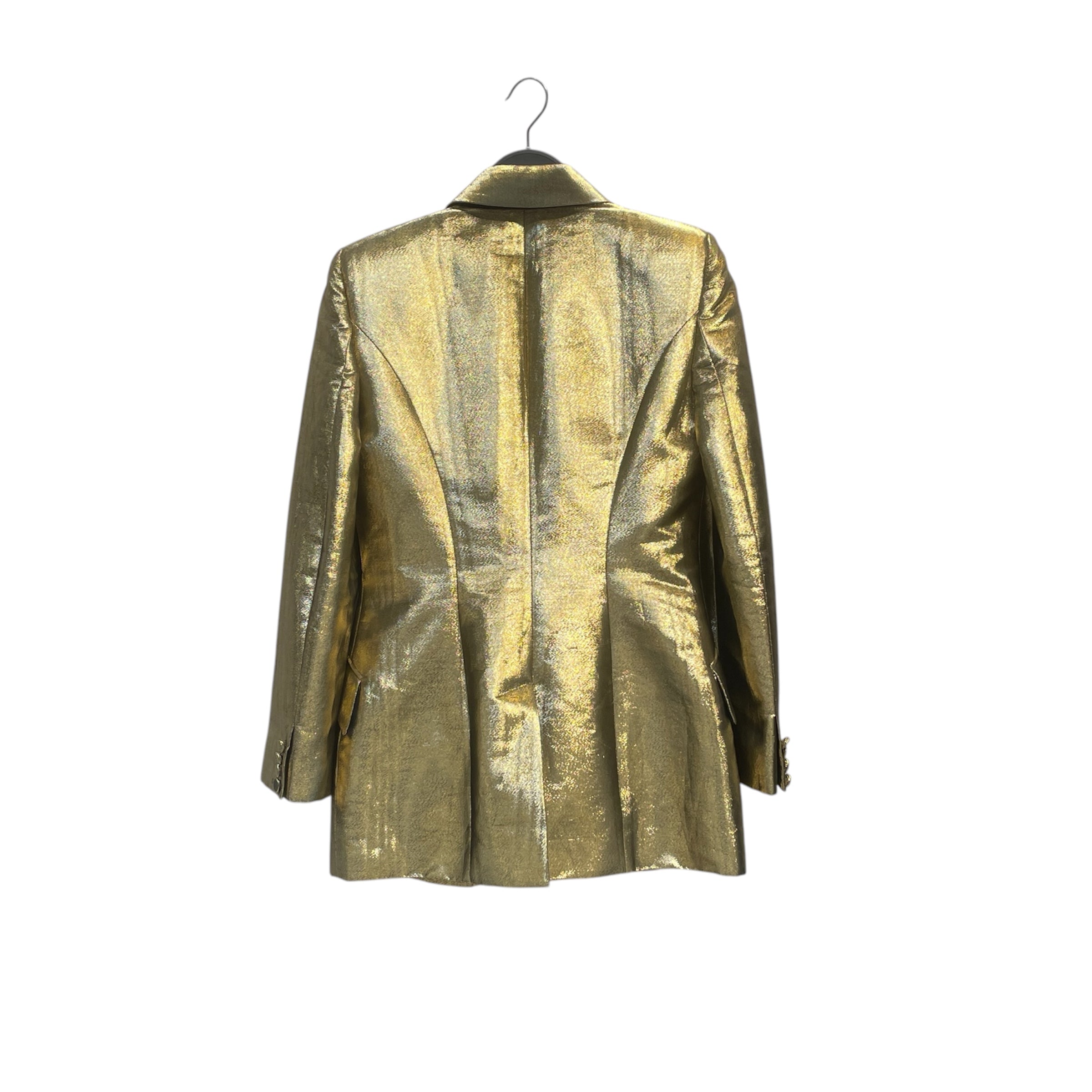 Alexander McQueen/Tailored Jkt/42/Cotton/GLD/ view 2