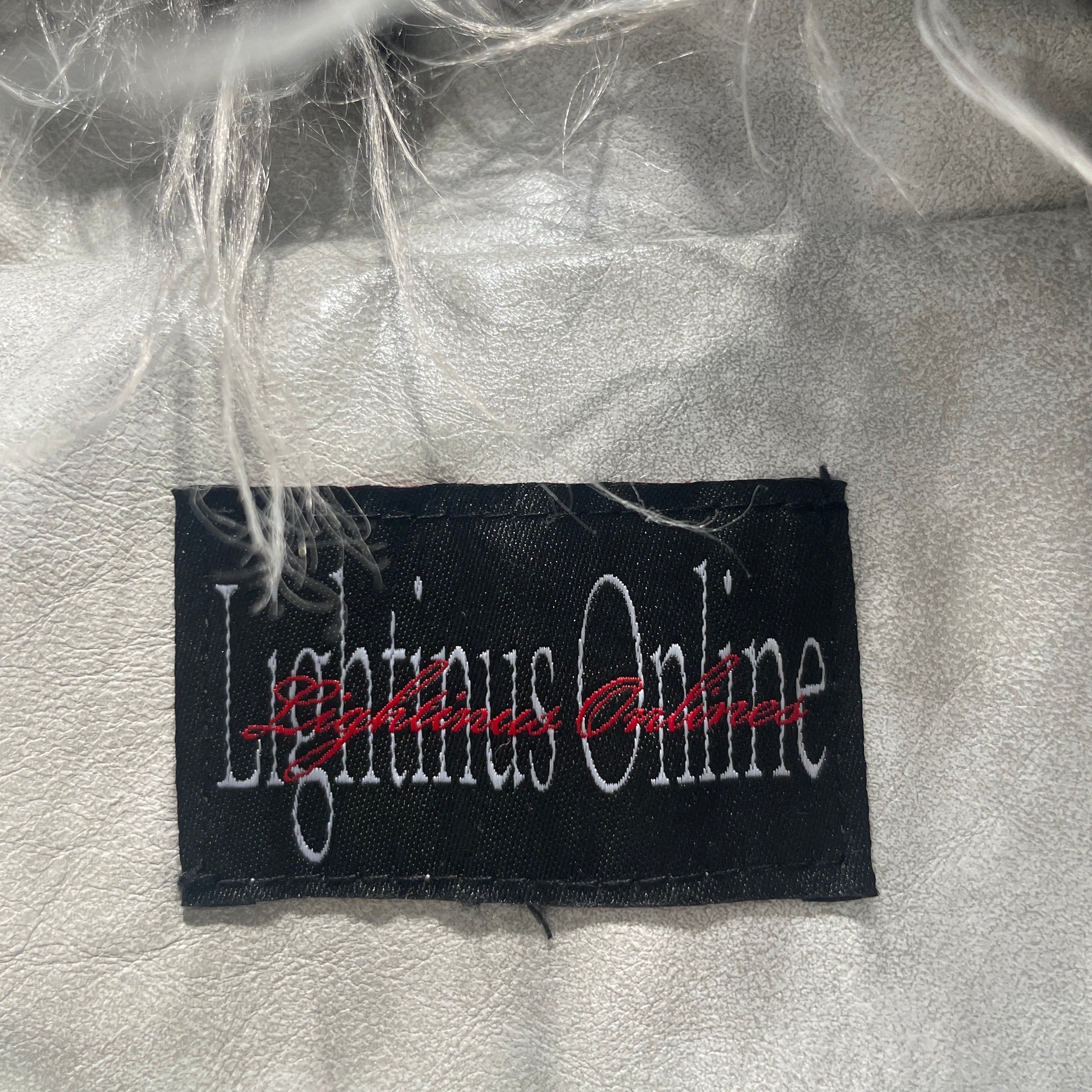 LIGHTINUS ONLINE/Jacket/L/Faux Leather/GRY/BLOODSTAINED BLADE COAT view 3