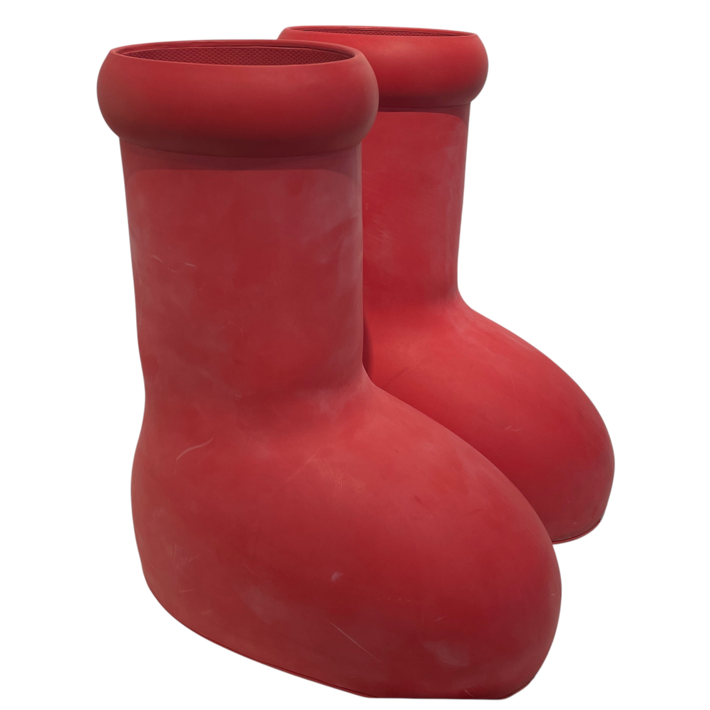 MSCHF/Pull-On Boots/US 9/RED/BIG RED BOOTS view 1