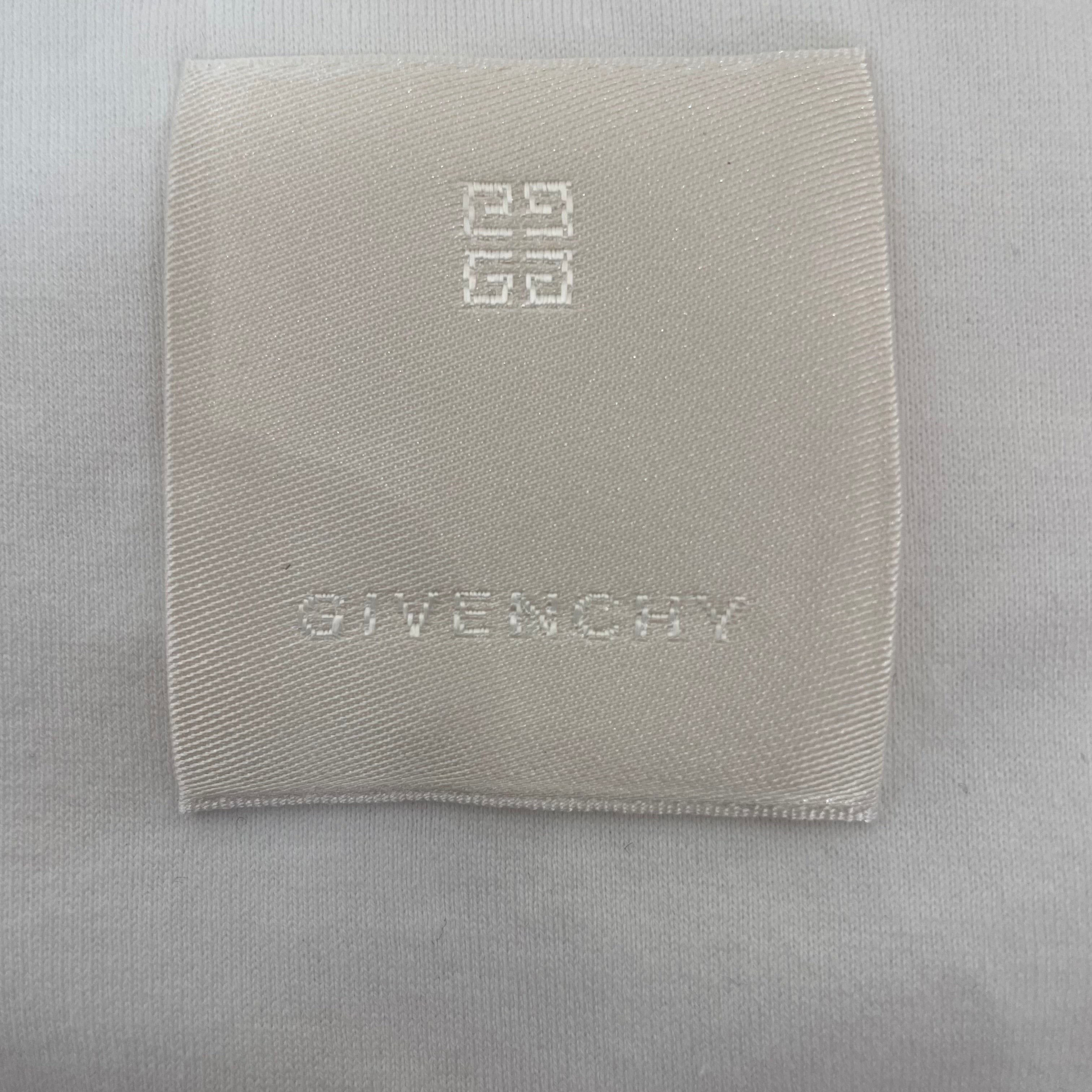 GIVENCHY/T-Shirt/L/Cotton/WHT/GVCY FLORAL PRINTED CREWNECK view 3
