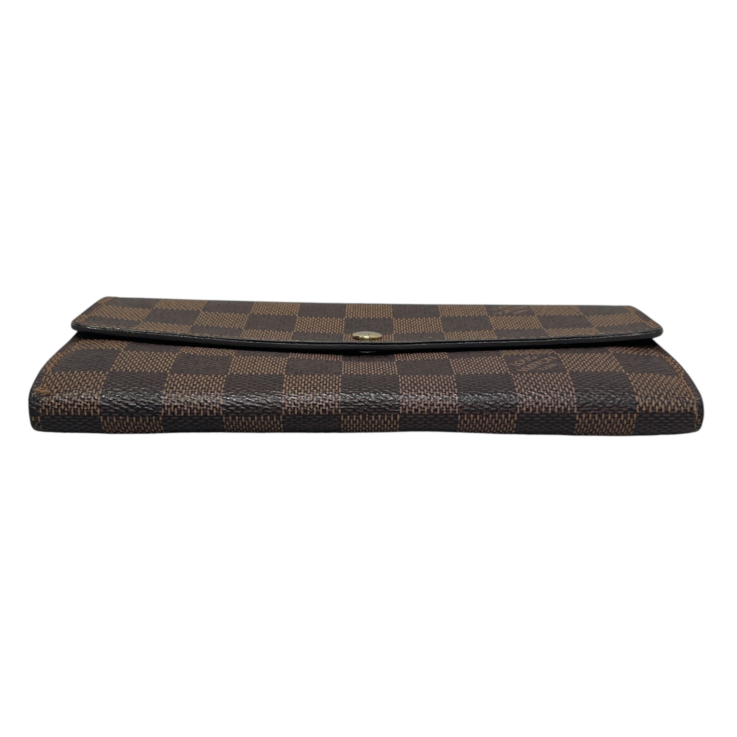 LOUIS VUITTON/Long Wallet/Monogram/Leather/BRW/L's/Damier Sarah view 3