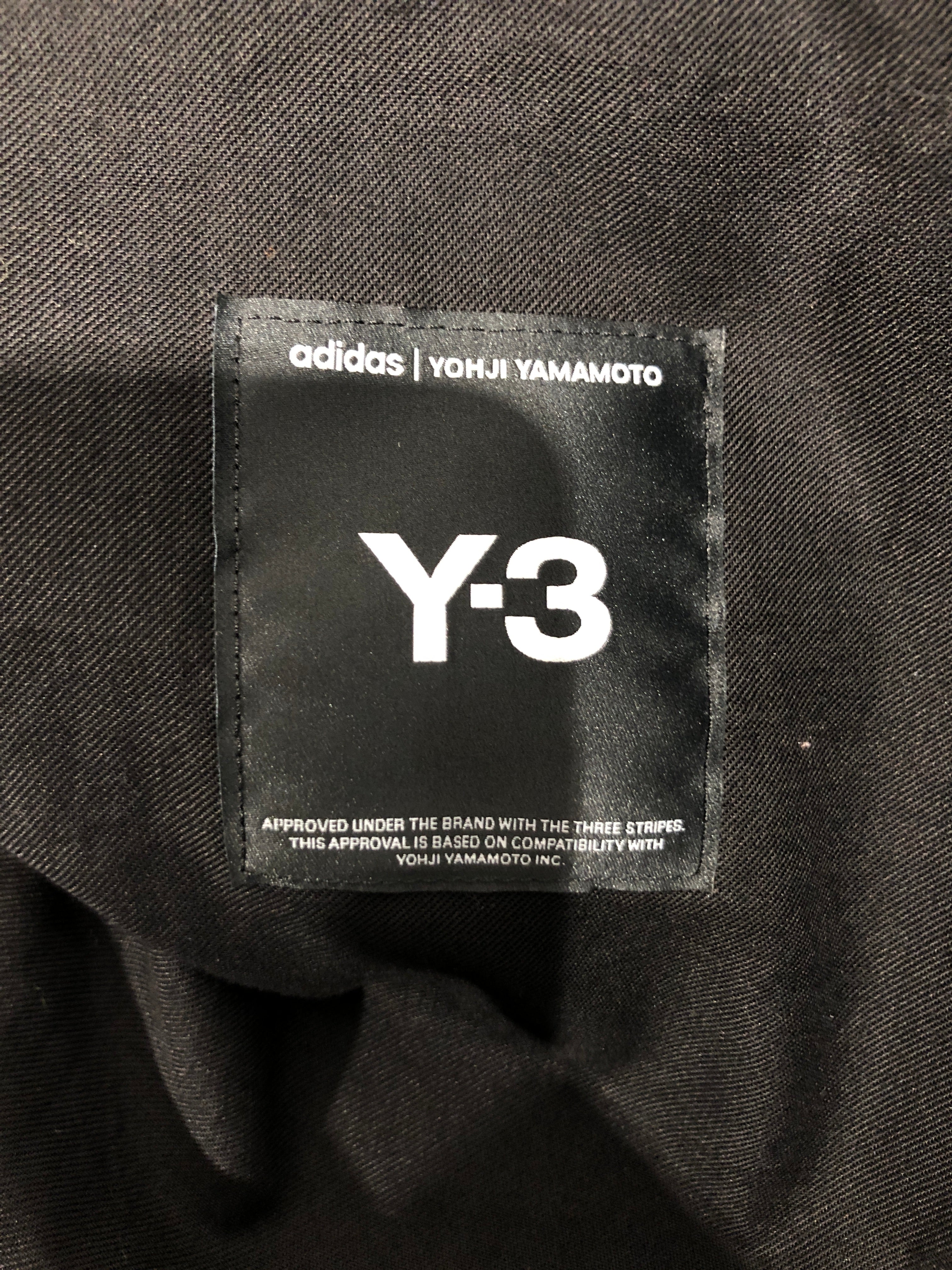 Y-3/Carpenter Pants/M/Cotton/BLK/double knee view 4