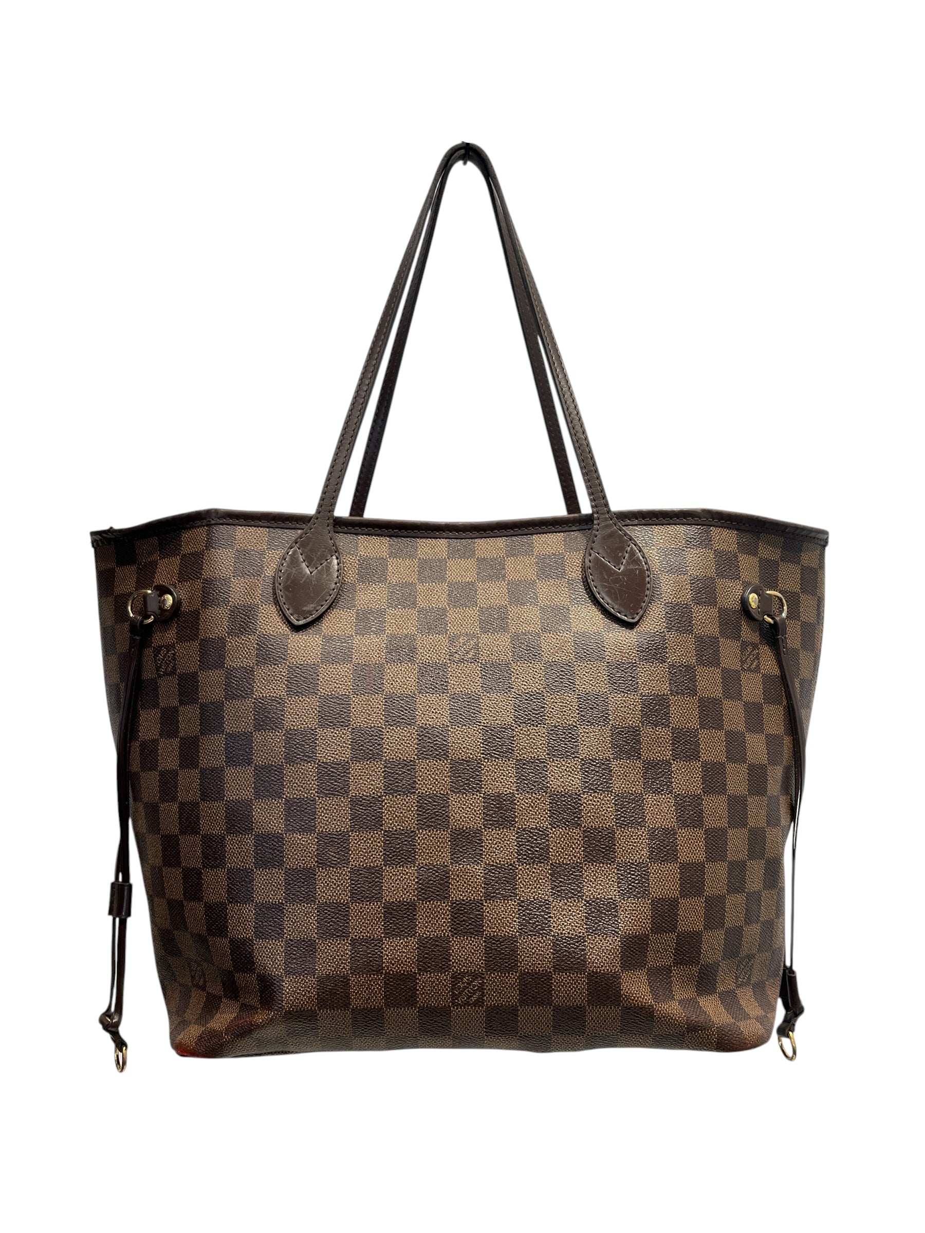 LOUIS VUITTON/Tote Bag/Hombre Check/Leather/BRW/DAMIER EBENE CANVAS view 1