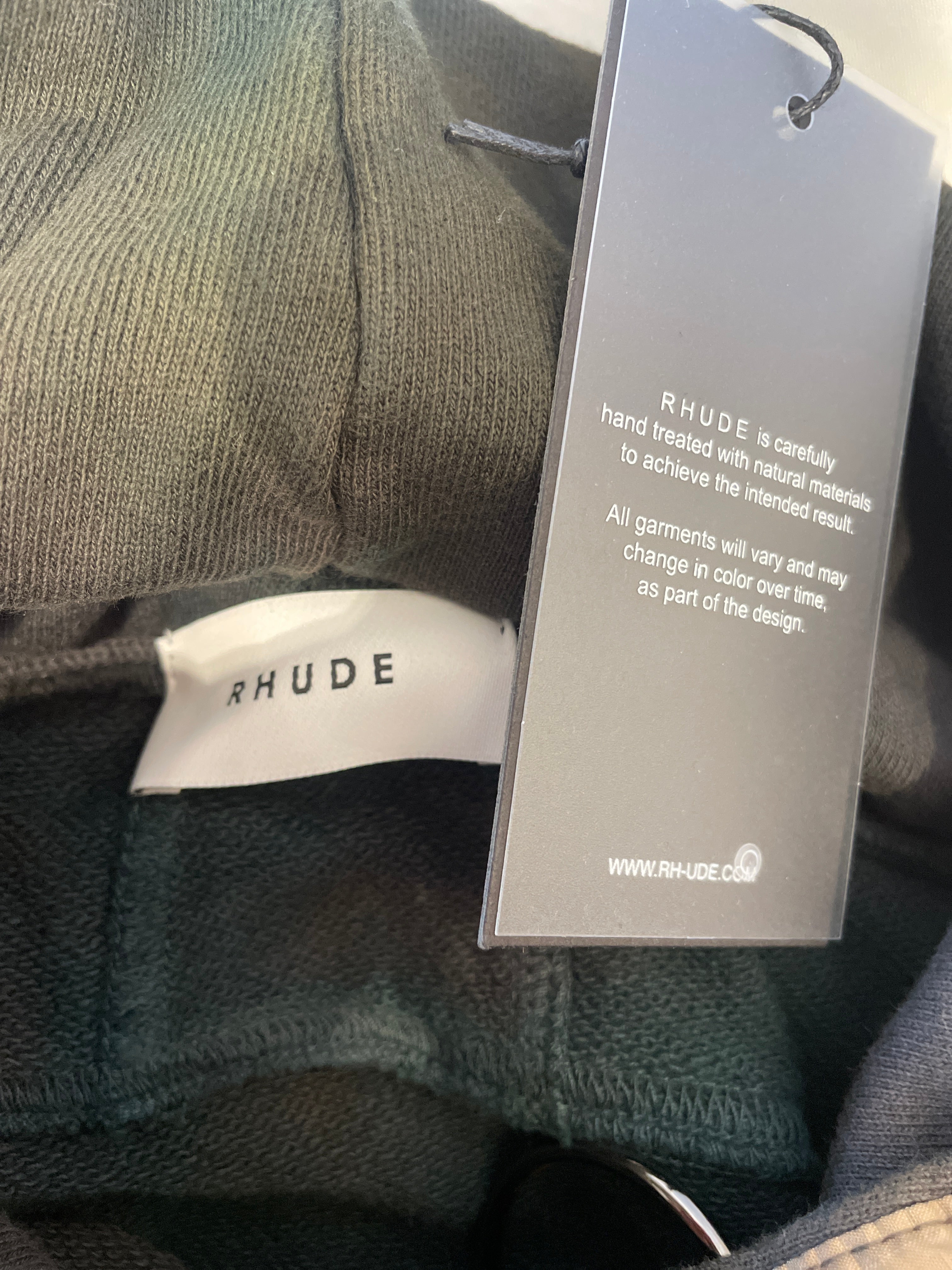 RHUDE/Hoodie/S/All Over Print/Cotton/GRN/ view 4