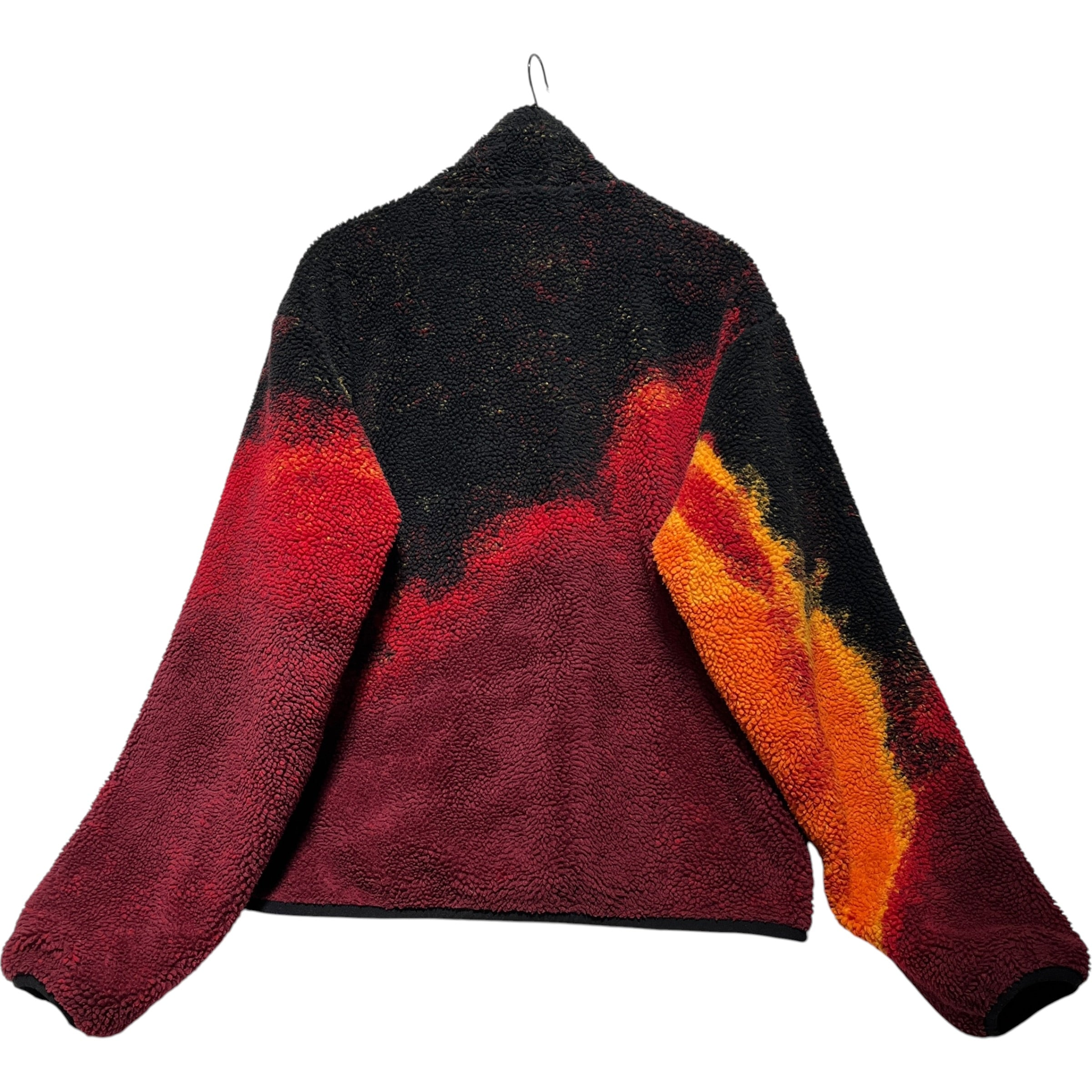 STUSSY/Track Jkt/XL/Polyester/RED/LAVA REVERSIBLE view 3