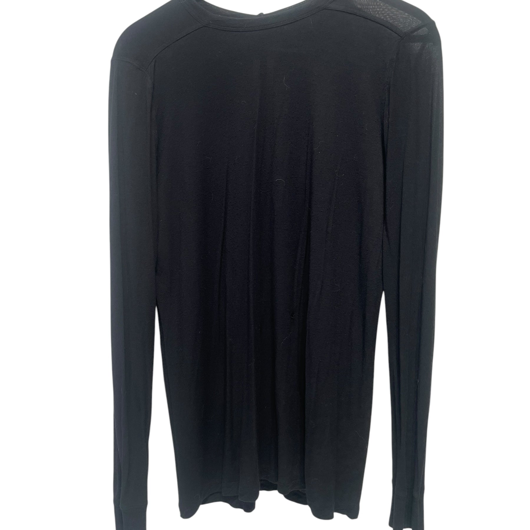 Rick Owens/LS T-Shirt/S/Cotton/BLK/S/S 2020
