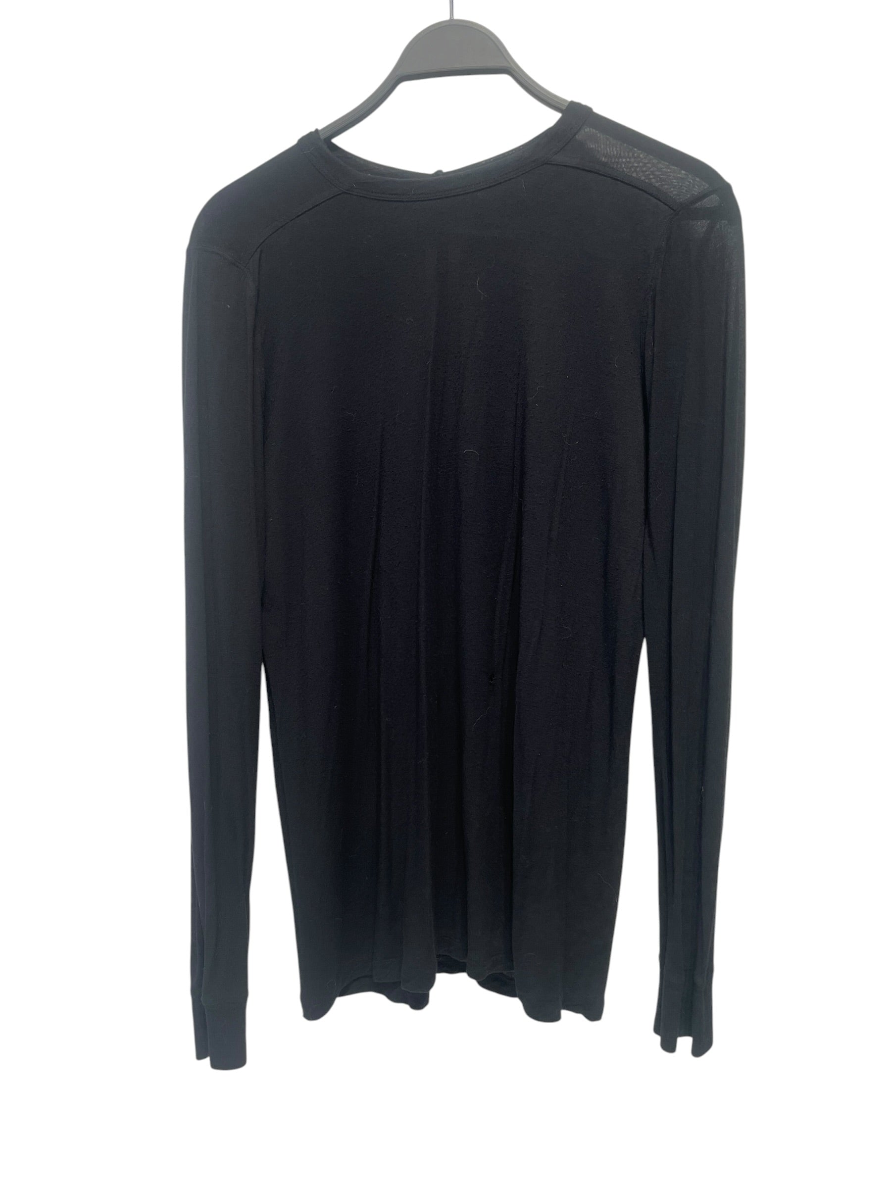 Rick Owens/LS T-Shirt/S/Cotton/BLK/S/S 2020 view 1