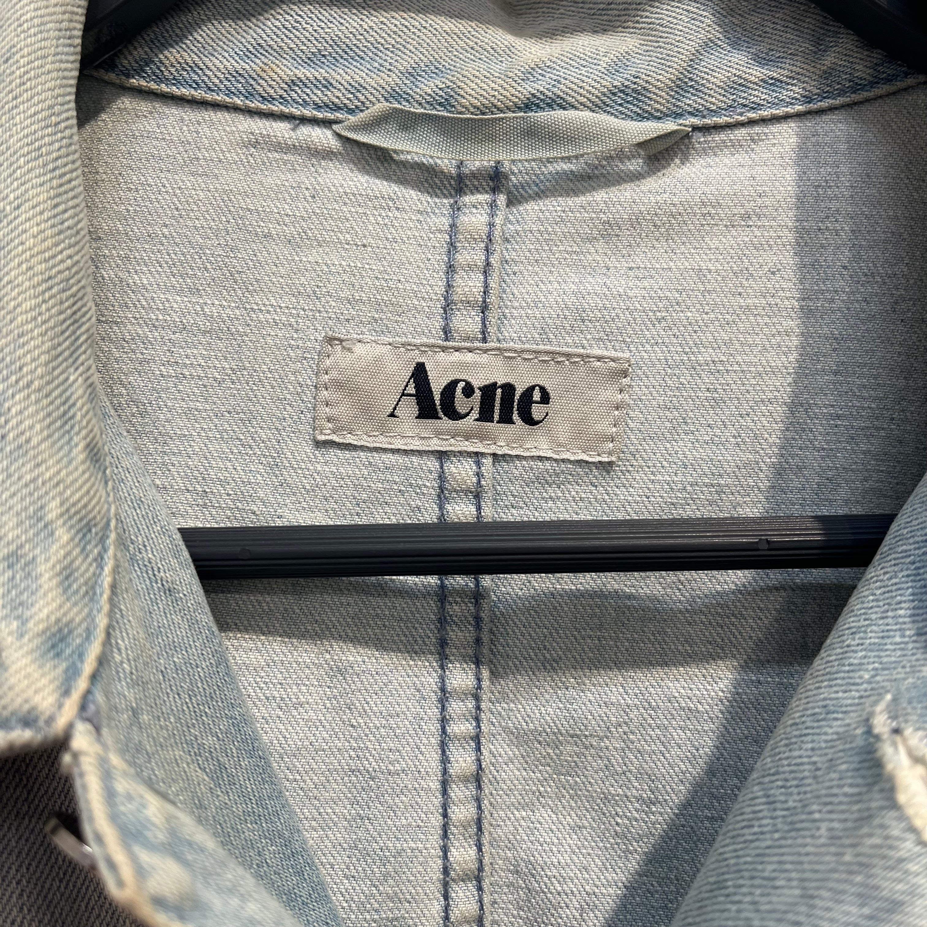 Acne Studios/Denim Jkt/52/Cotton/BLU/LIGHT BLUE CHORE DENIM JACKET view 3