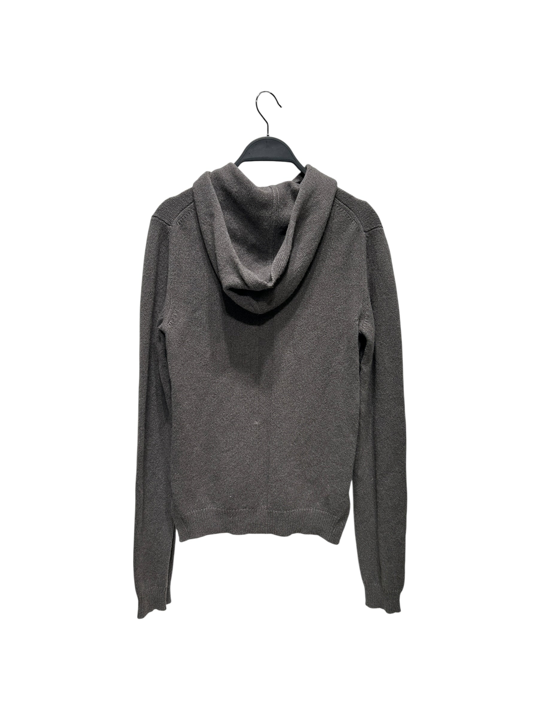 Rick Owens/Sweater/M/Cashmere/GRY/HOODED SWEATER FW21 view 2