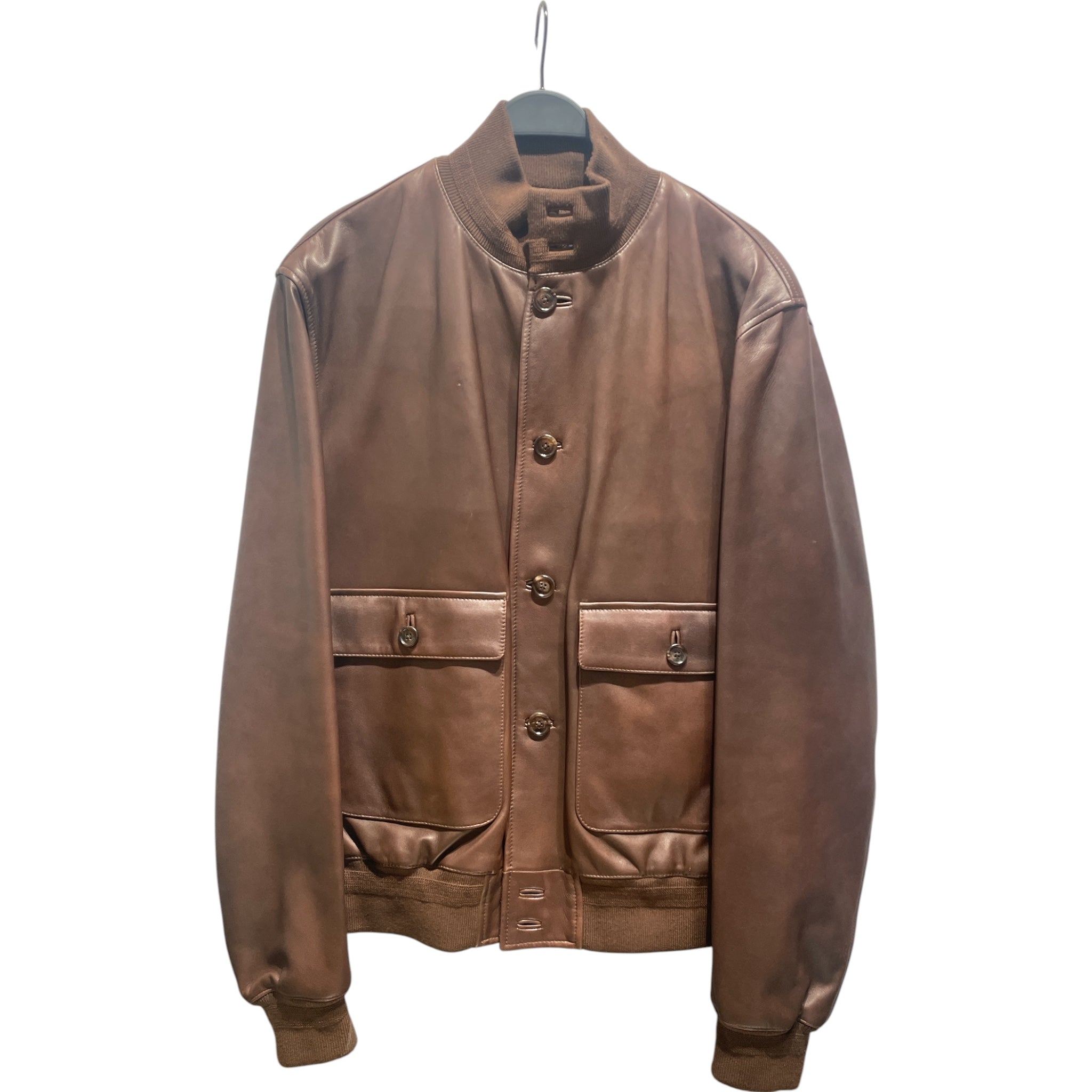 RALPH LAUREN PURPLE LABEL/Leather Jkt/XXL/Leather/BRW/Hayworth Leather Bomber view 1