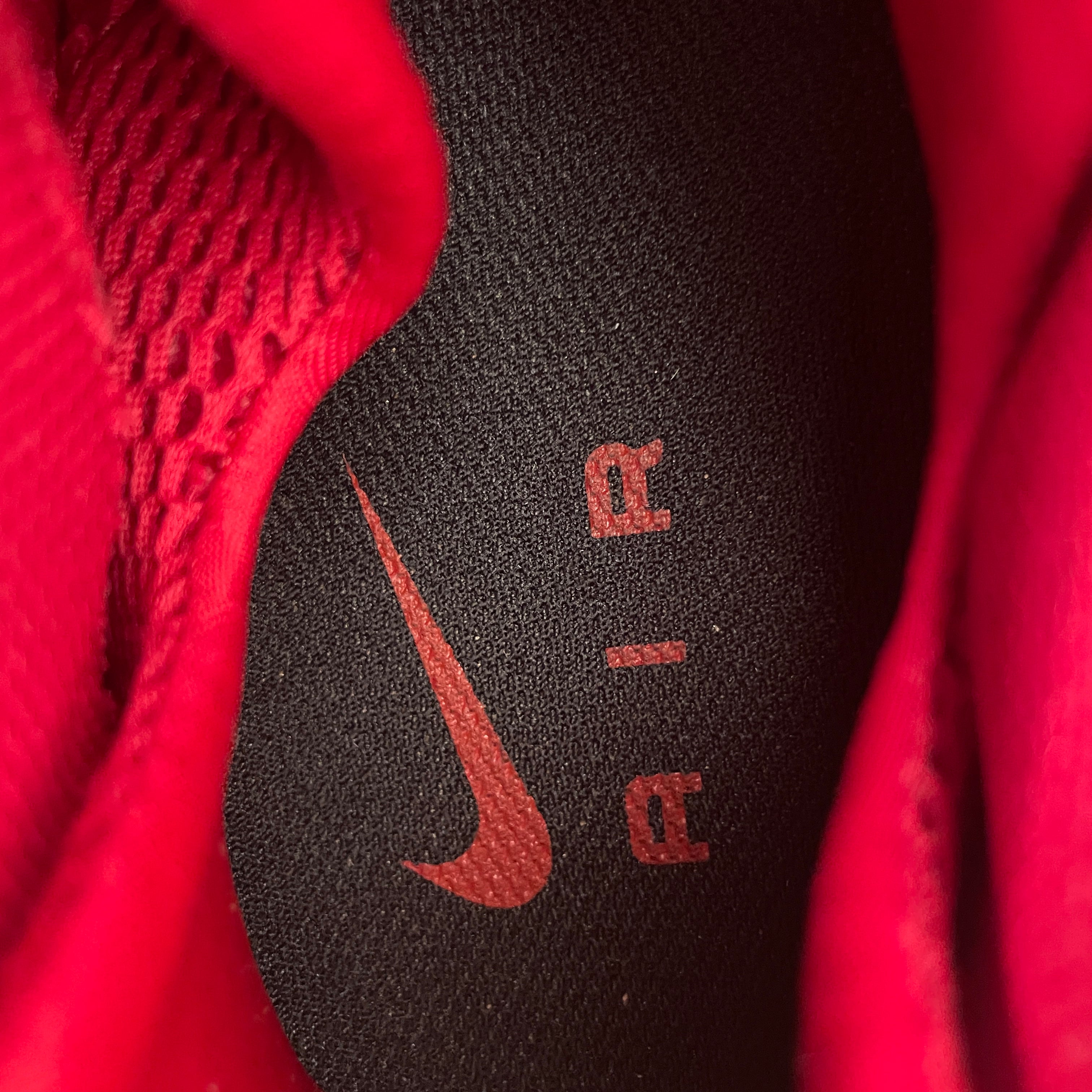 NIKE/Hi-Sneakers/US 9/Leather/RED/U-Tip/NIKE FOAMPOSITE GYM RED view 3