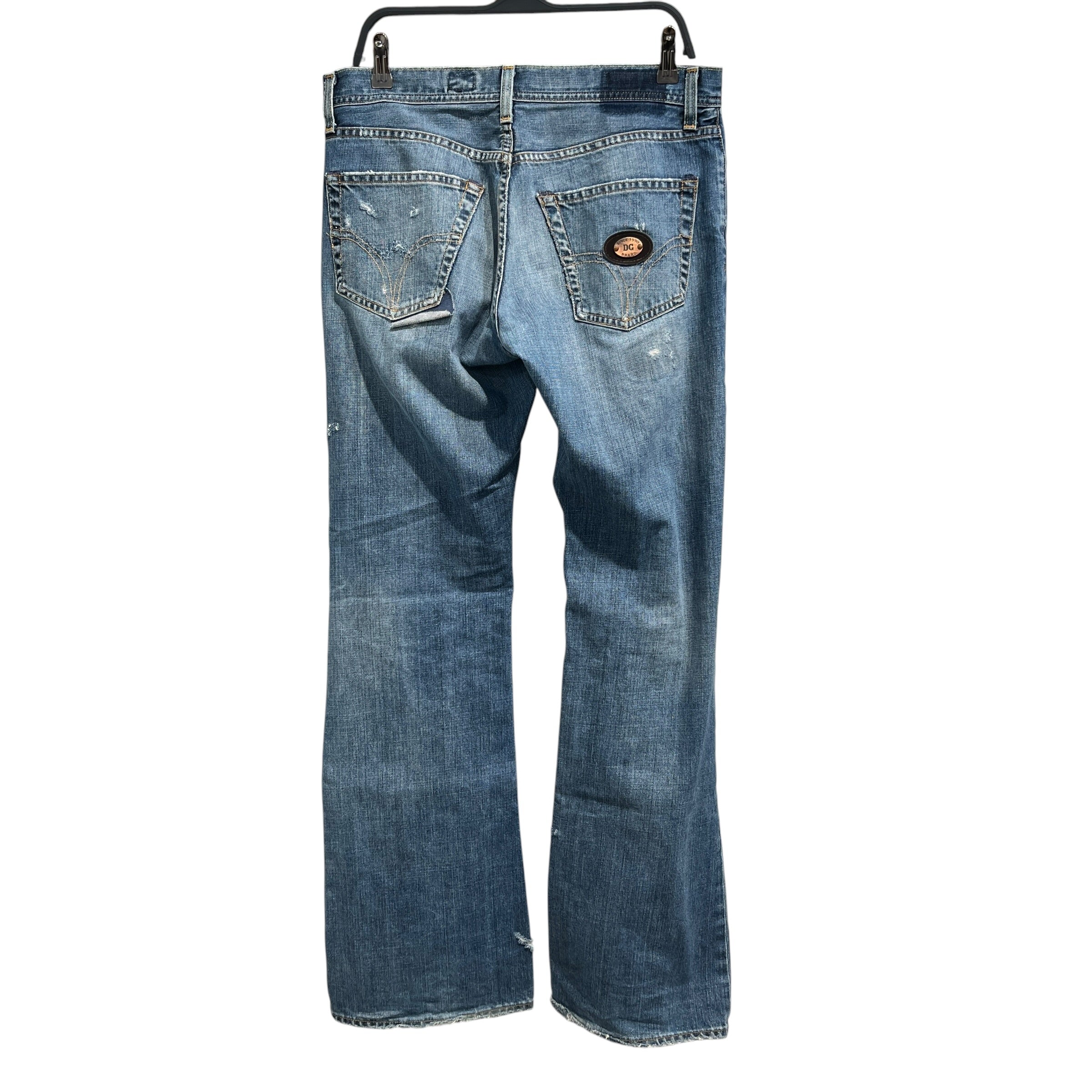 DOLCE&GABBANA/Bootcut Pants/32/Denim/IDG/copper plate back pocket view 2