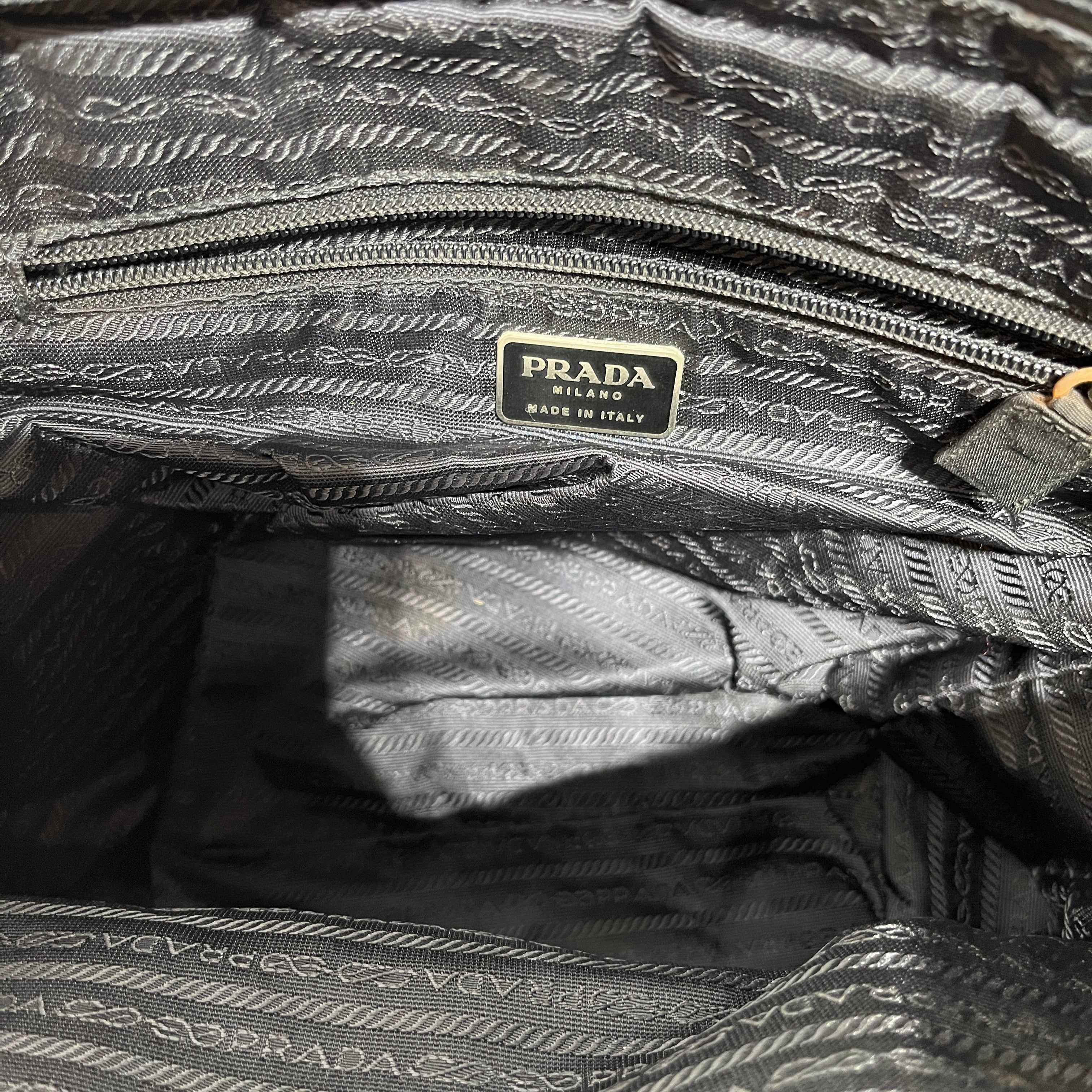 PRADA/Tote Bag/Nylon/BLK/briefcase view 4