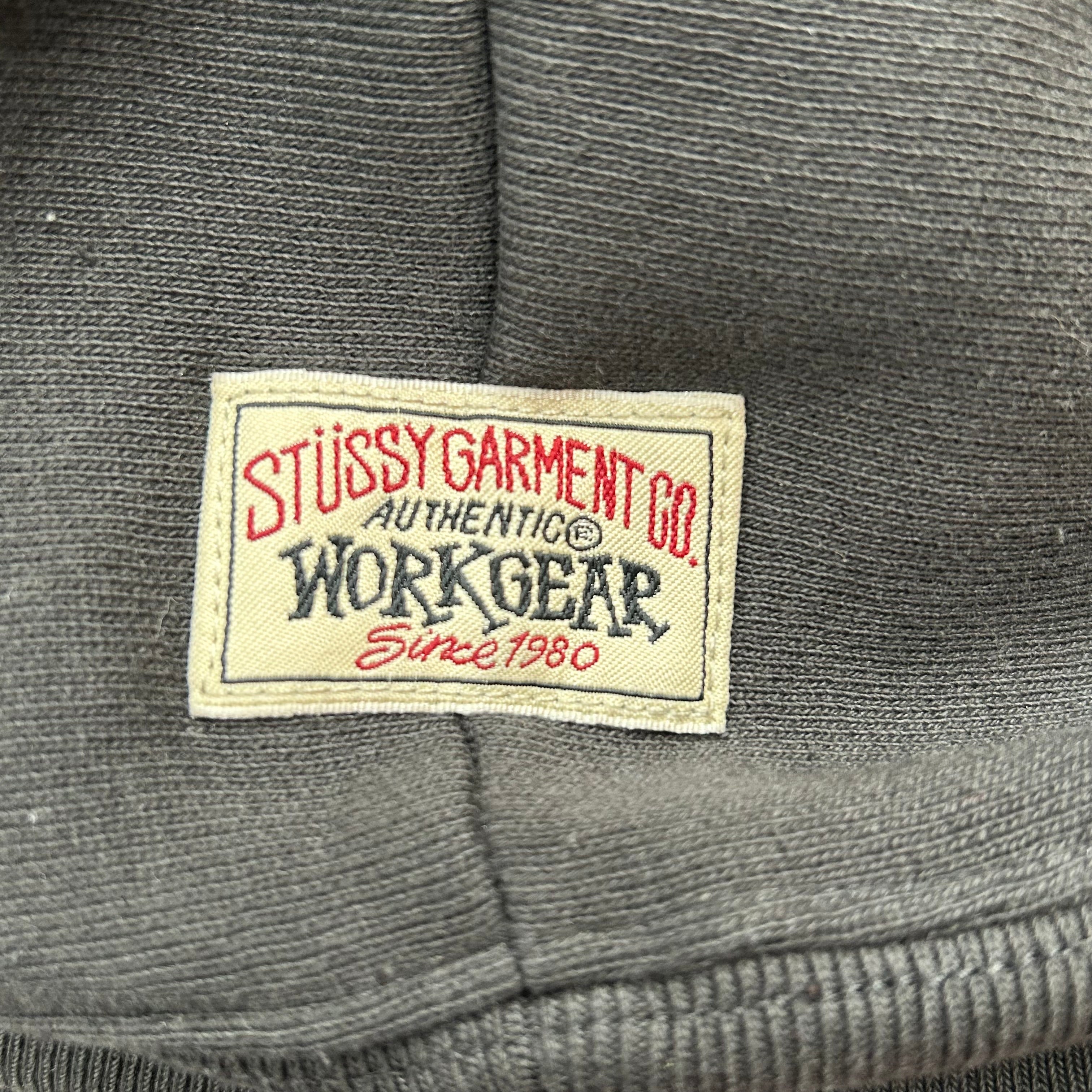 STUSSY/Hoodie/XL/Cotton/BLK/WORKWEAR PATCH view 5