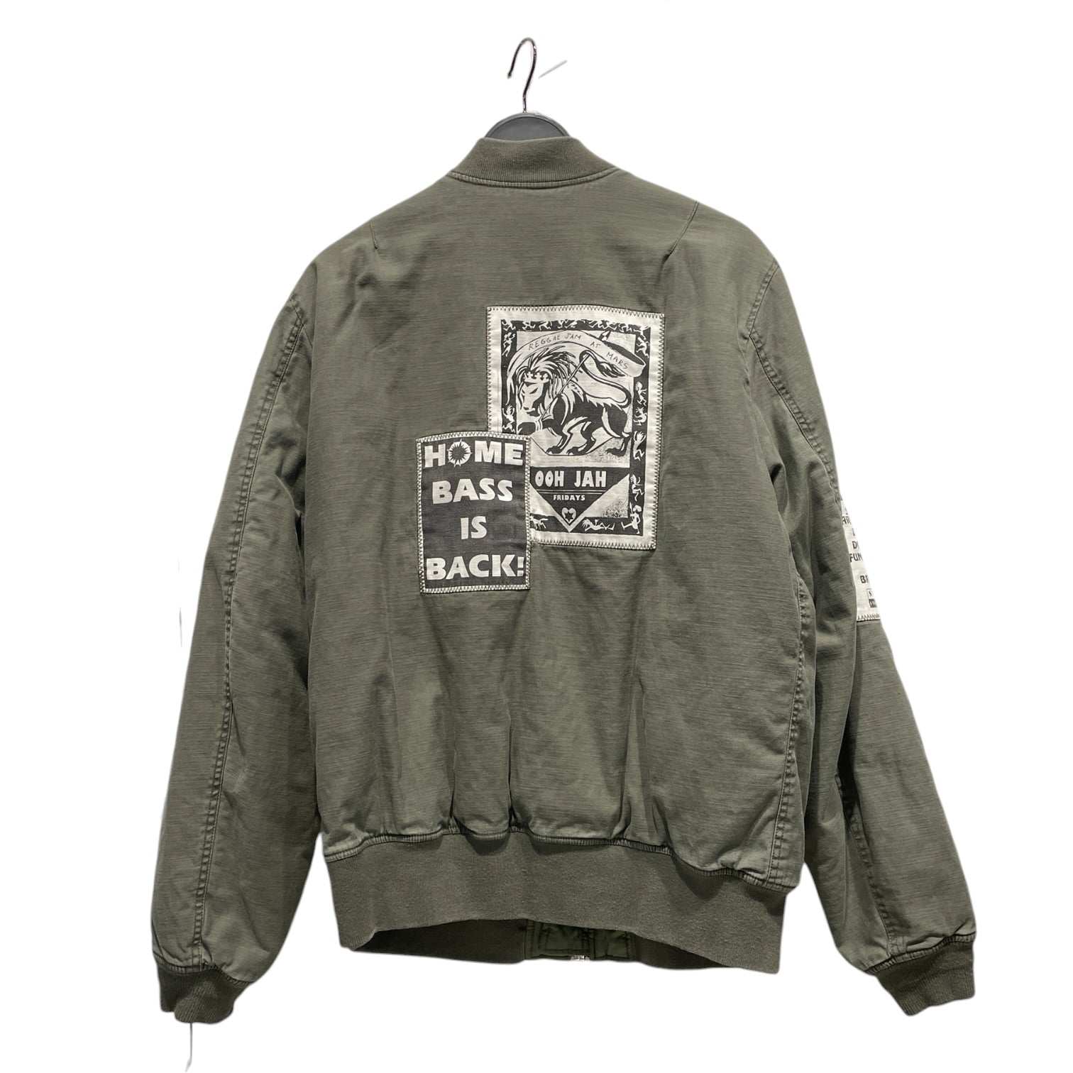 ALPHA INDUSTRIES/Flight Jkt/XL/Nylon/KHK/no sleep view 2