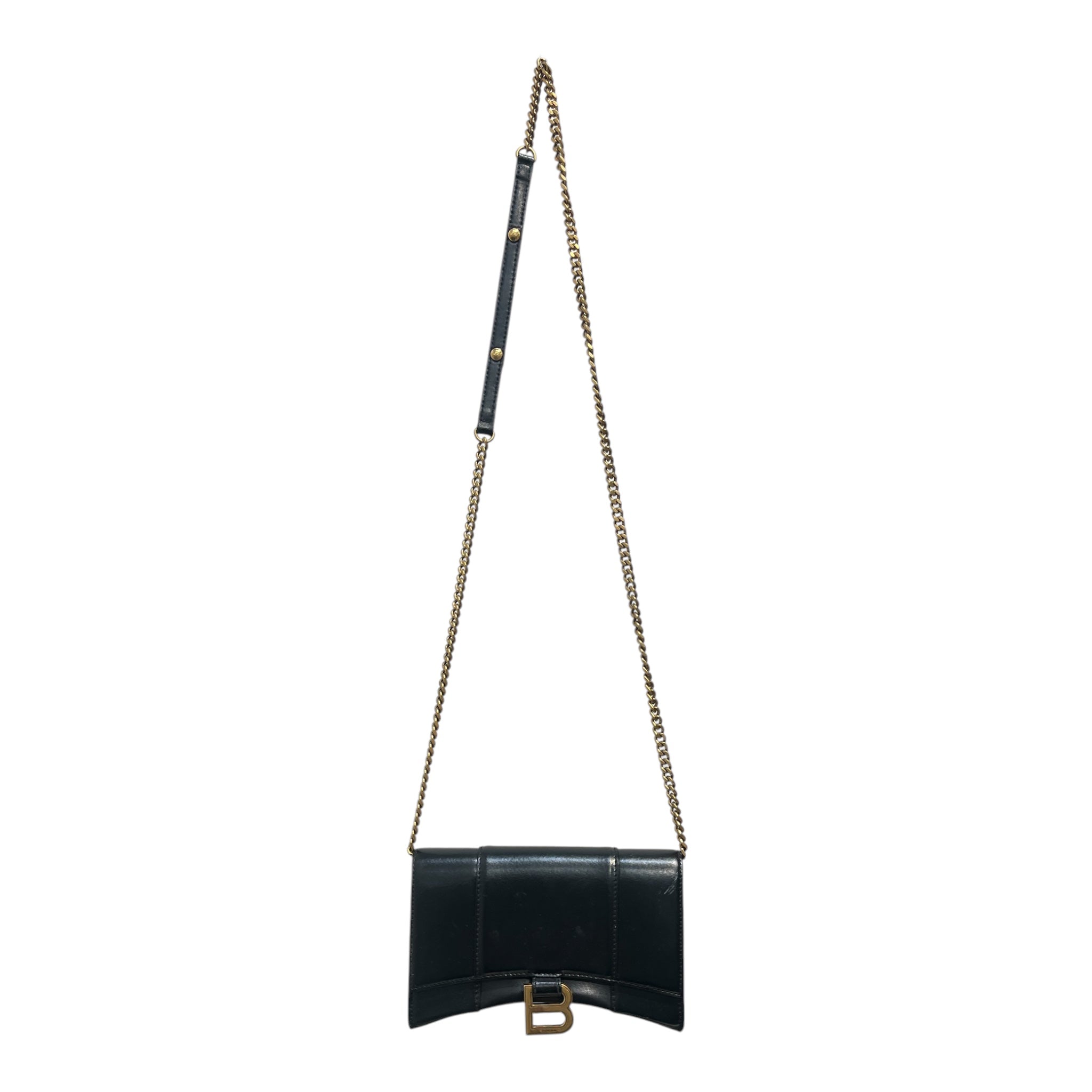 BALENCIAGA/Bag/Leather/BLK/slouch bag view 1