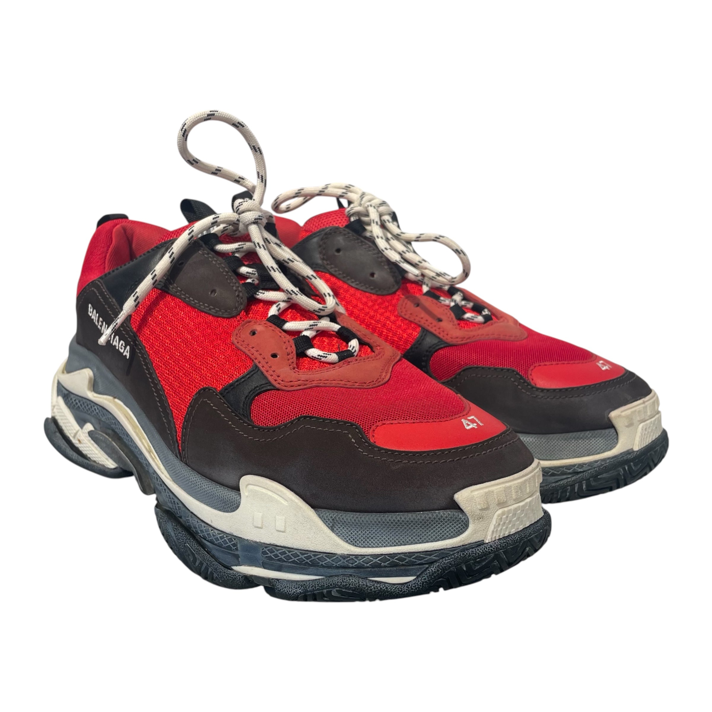 BALENCIAGA/Hi-Sneakers/US 14/Nylon/RED/516440 view 1