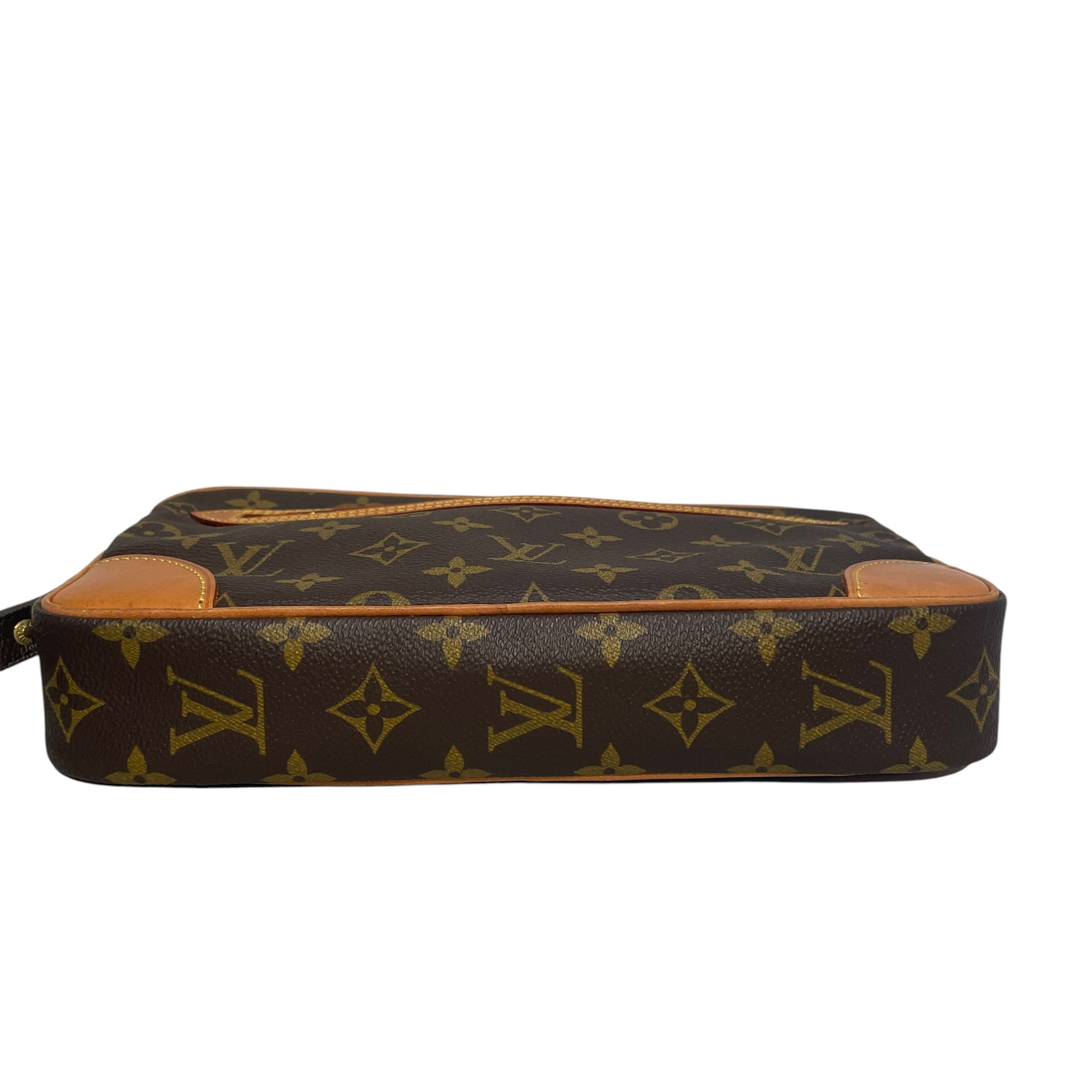 LOUIS VUITTON/Bag/Monogram/Leather/BRW/toiletry Bag view 4
