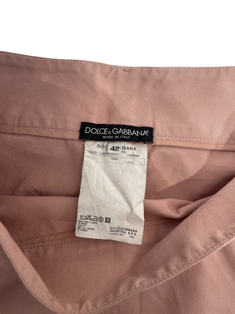 DOLCE&GABBANA/Skirt/42/Cotton/PNK/