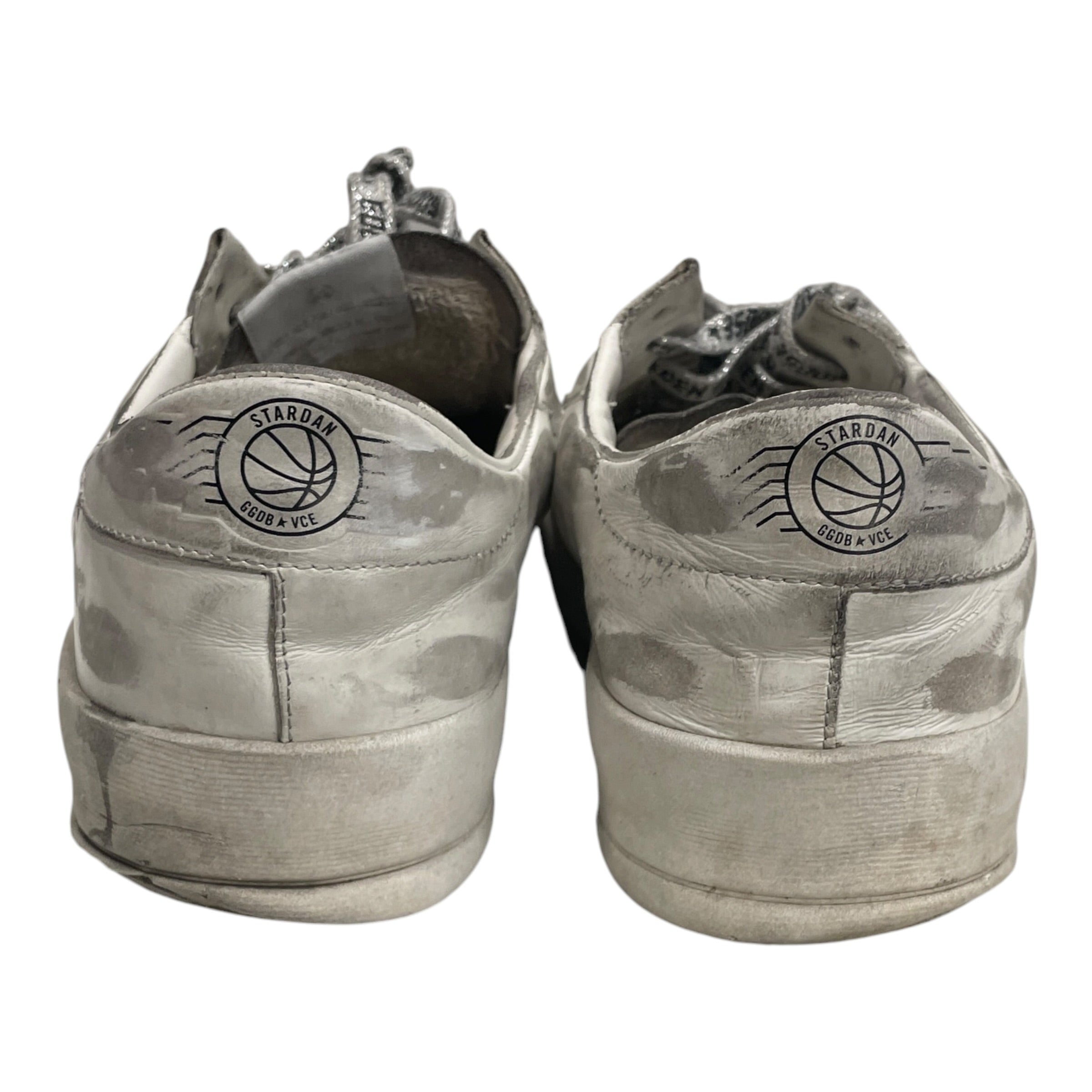GOLDEN GOOSE/Low-Sneakers/US 10/Leather/WHT/PEARL HARDWEAR ON LEFT view 3