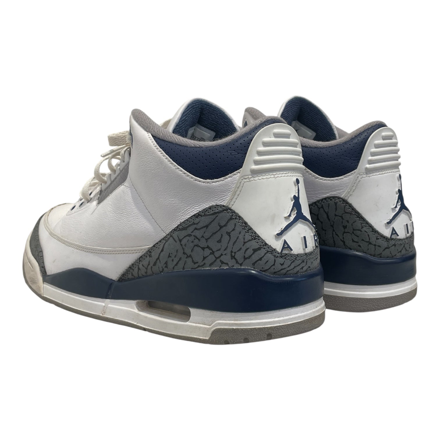 NIKE/AIR JORDAN 3 RETRO/Low-Sneakers/US 13/Leather/WHT/CT8532-104 view 2