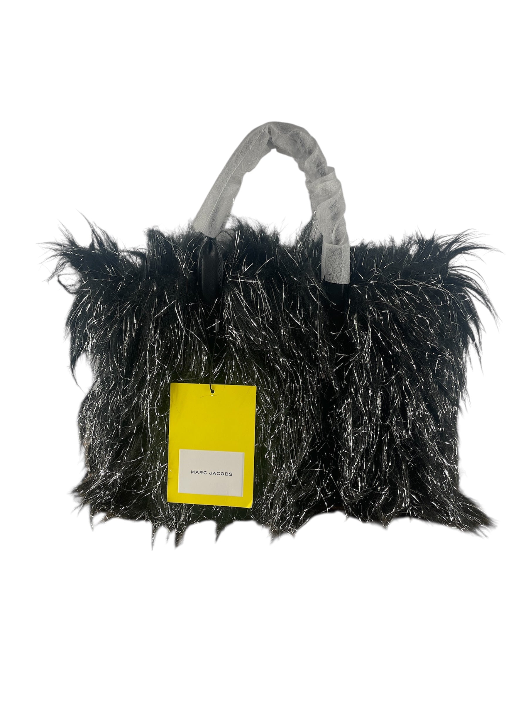 MARC JACOBS/Hand Bag/BLK/BLACK FUR HAND BAG view 1