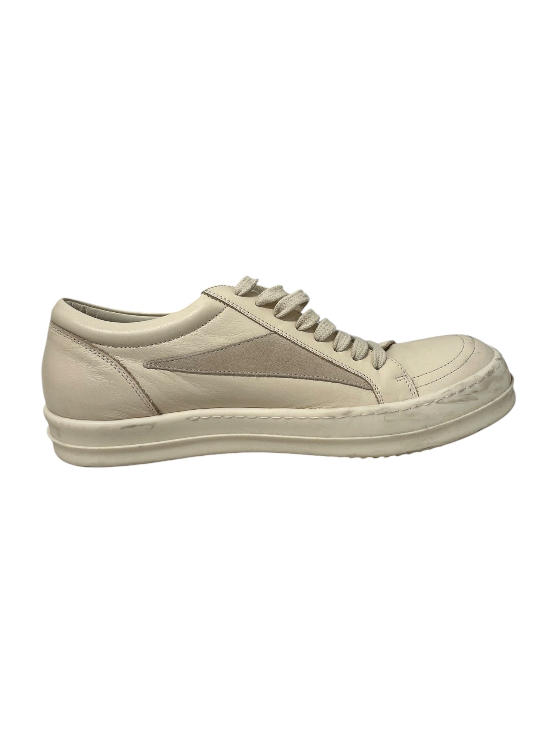Rick Owens/Low-Sneakers/EU 43/Leather/WHT/MILK COLOR 'VINTAGE' VANS view 4