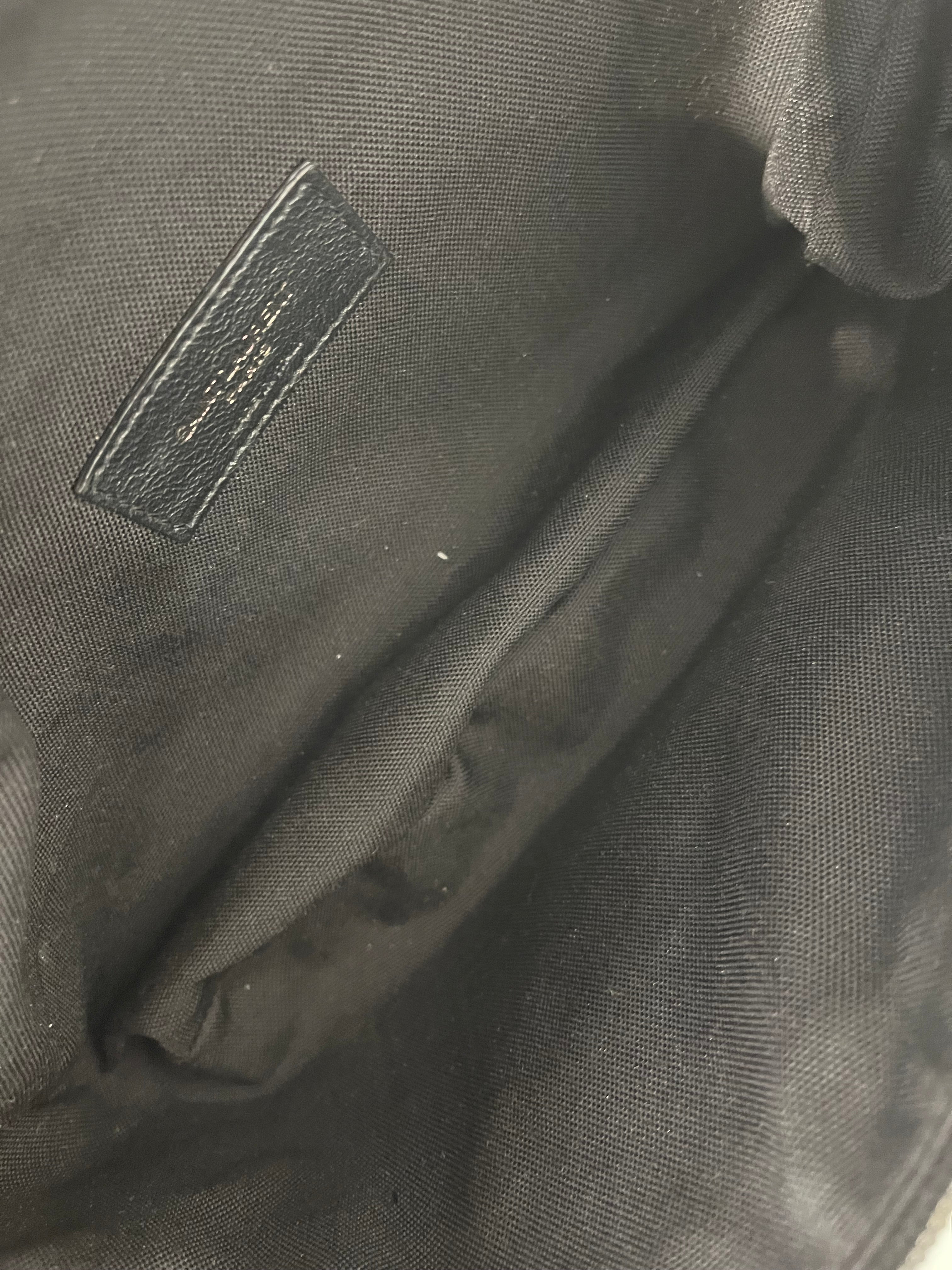 SAINT LAURENT/Fanny Pack/Nylon/BLK/LOGO FANNY PACK view 3
