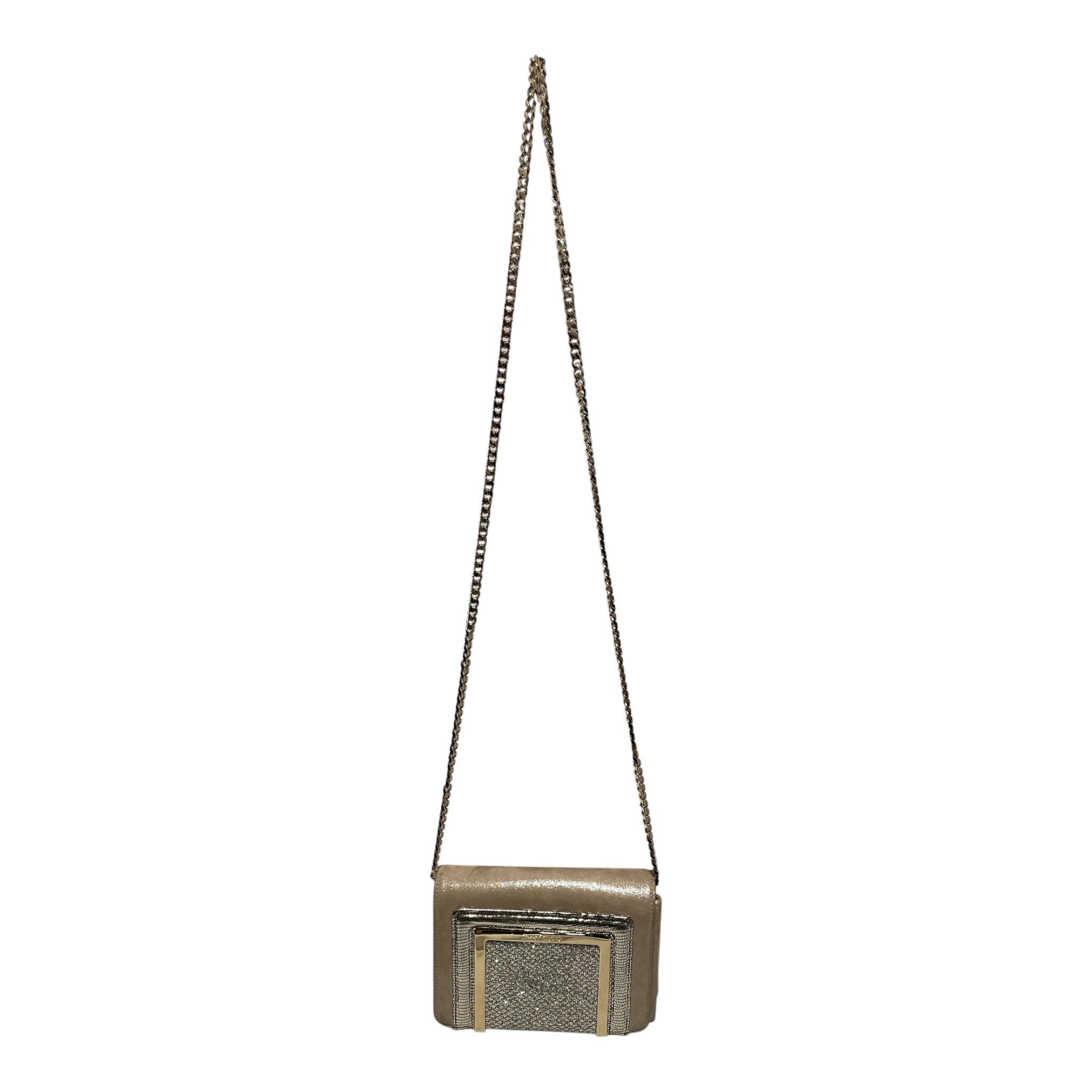 JIMMY CHOO/Cross Body Bag/Suede/BEG/AVA SHOULDER view 1