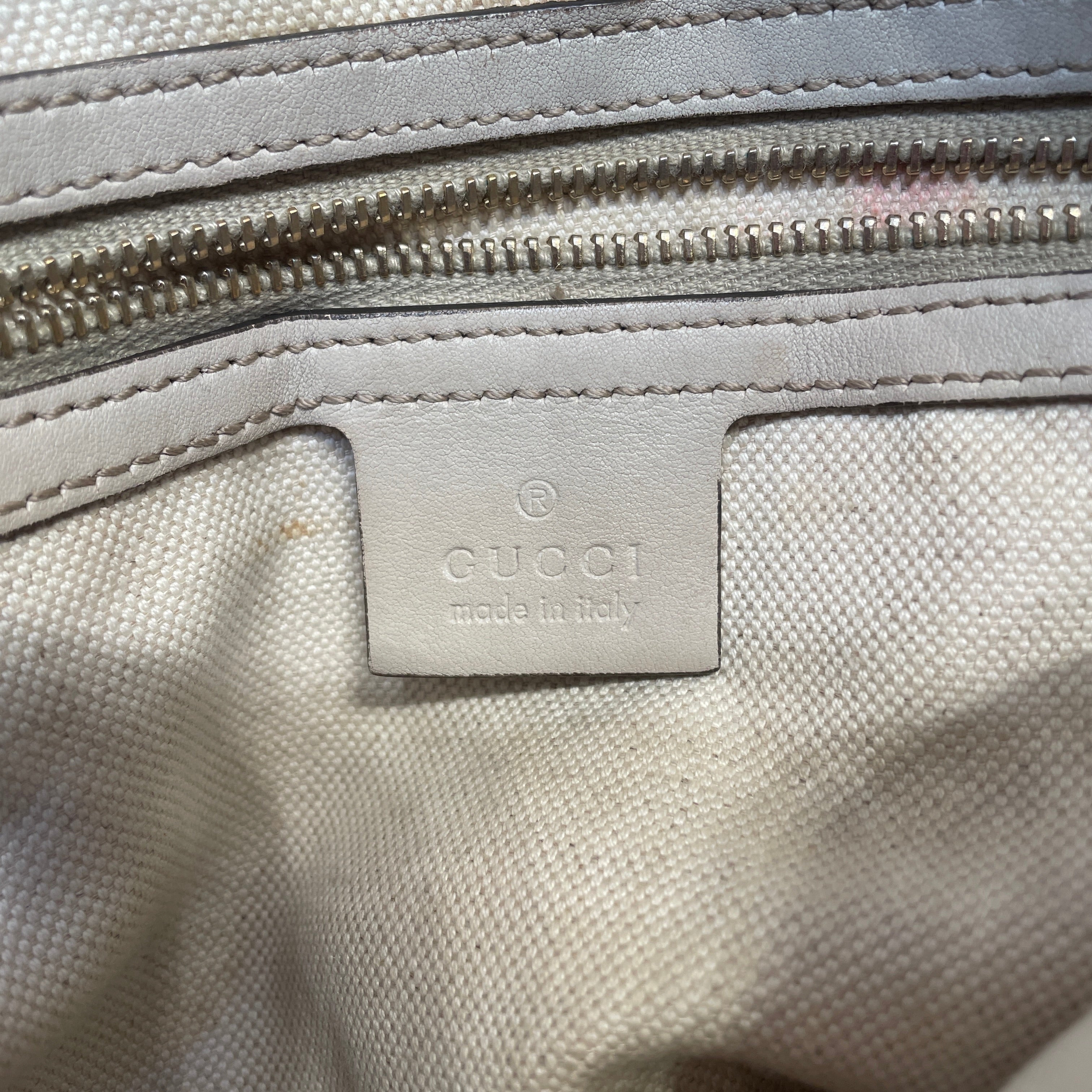 GUCCI/Bag/Monogram/Leather/CRM/Micro Guccissama view 3