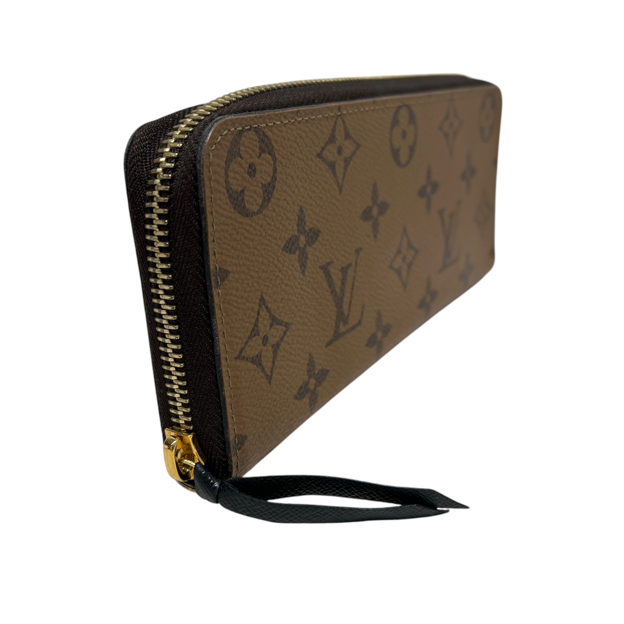 LOUIS VUITTON/Long Wallet/Monogram/Leather/BRW/L's/Reverse Monogram Clemence view 6