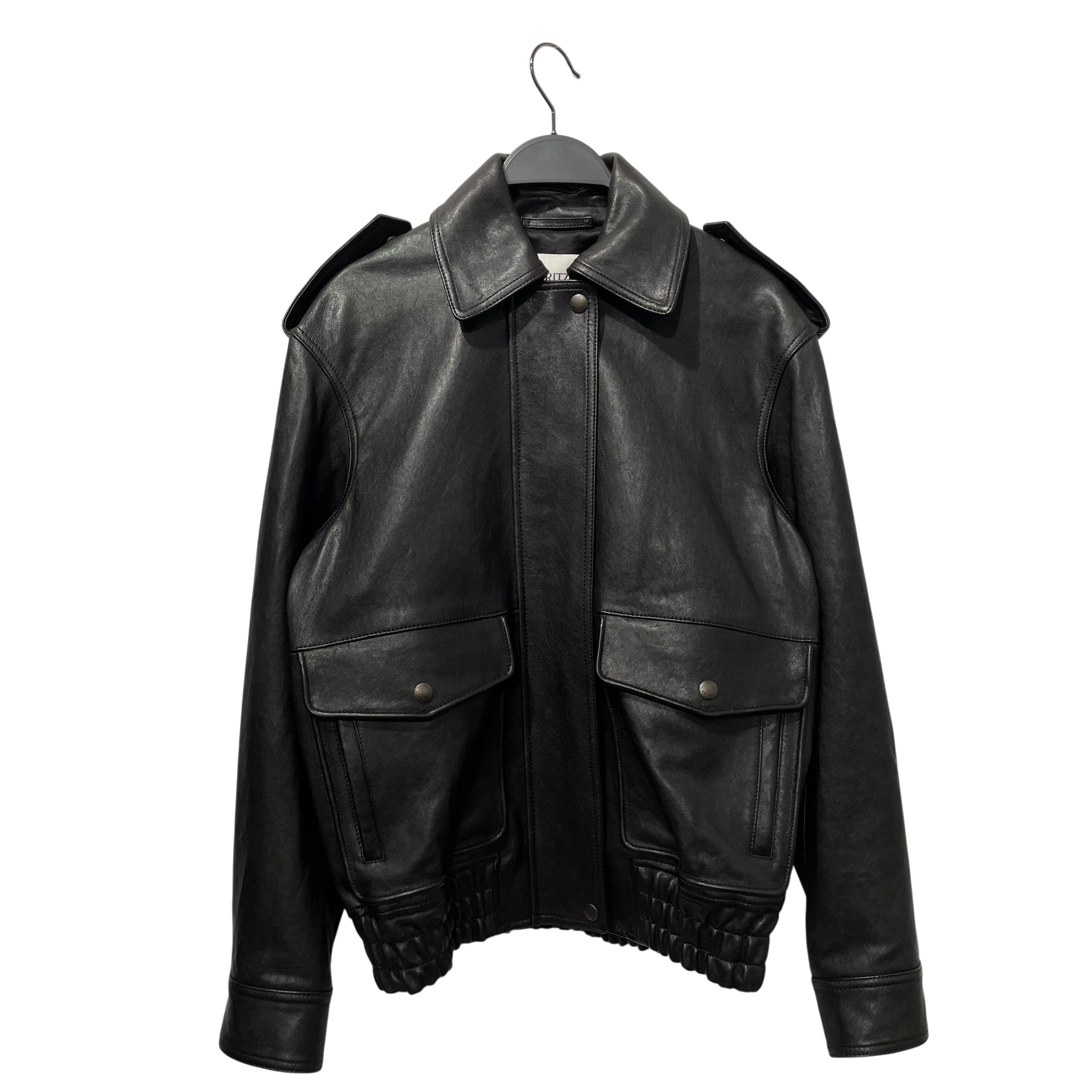 ARITZIA/Leather Jkt/XXS/Leather/BLK/NADINE view 1