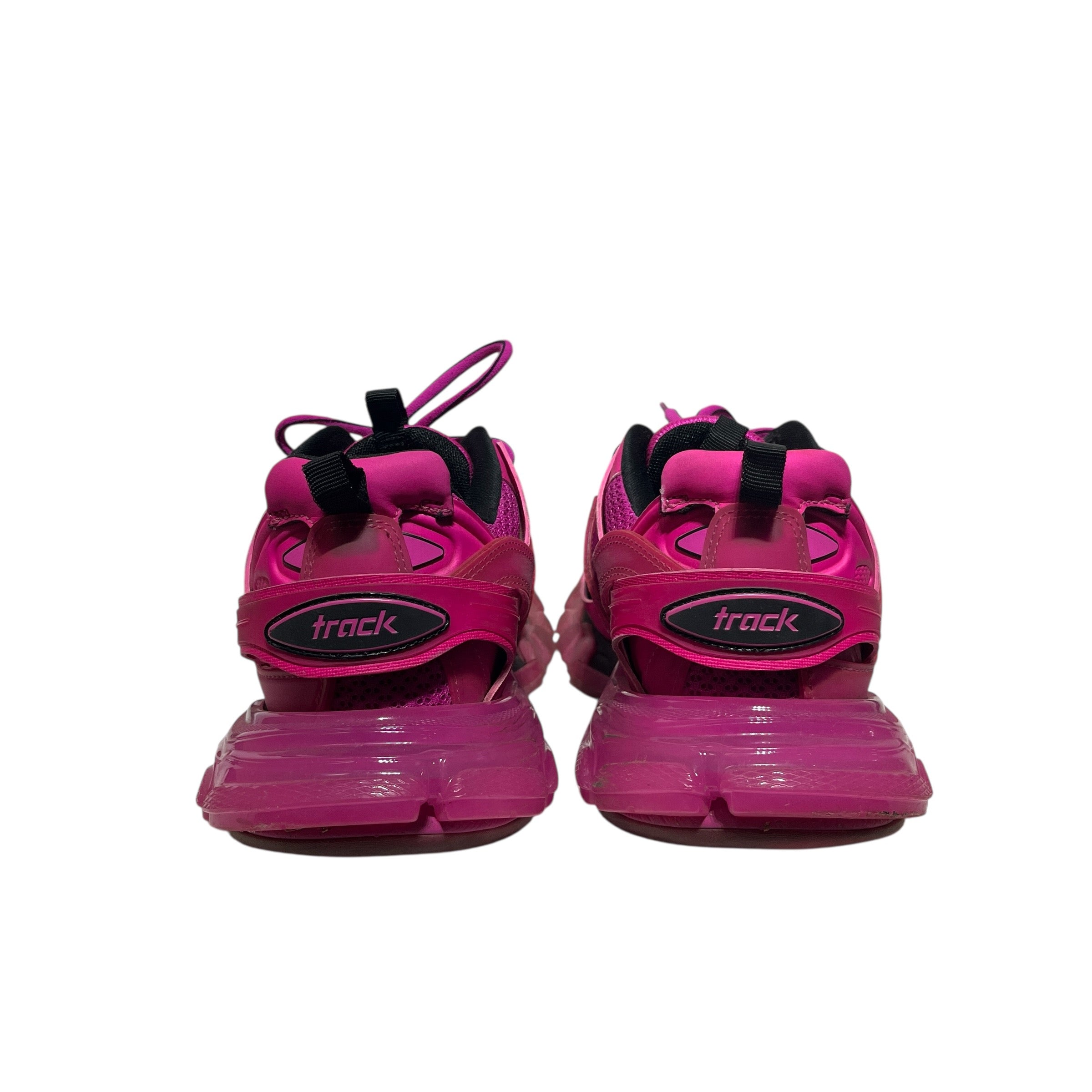 BALENCIAGA/Low-Sneakers/US 12/Cotton/PNK/TRACK CLEAR SOLE DARK PINK view 6
