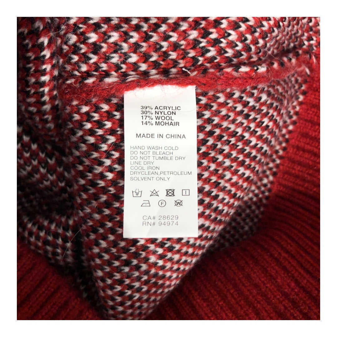 STUSSY/Sweater/L/Wool/RED/ view 4