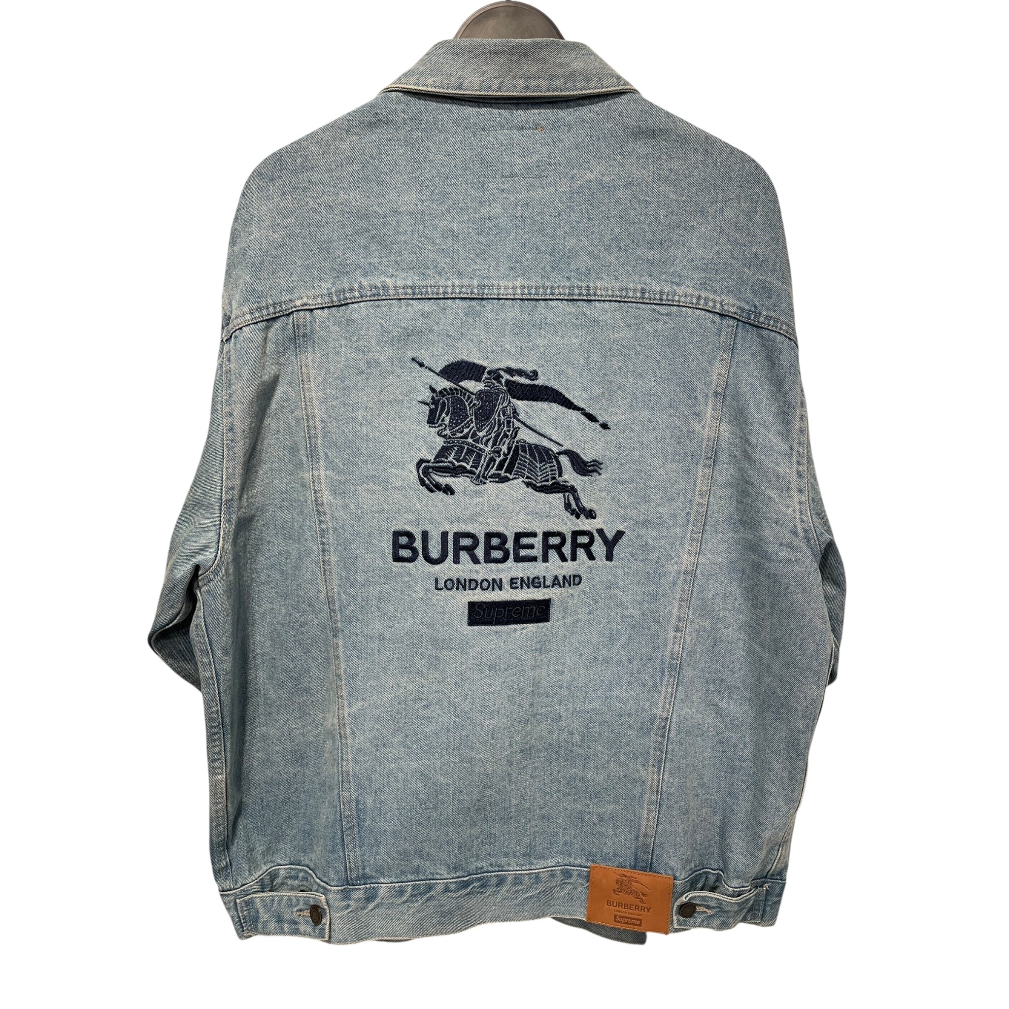 Supreme/BURBERRY LONDON/Denim Jkt/XL/Denim/BLU/ view 2